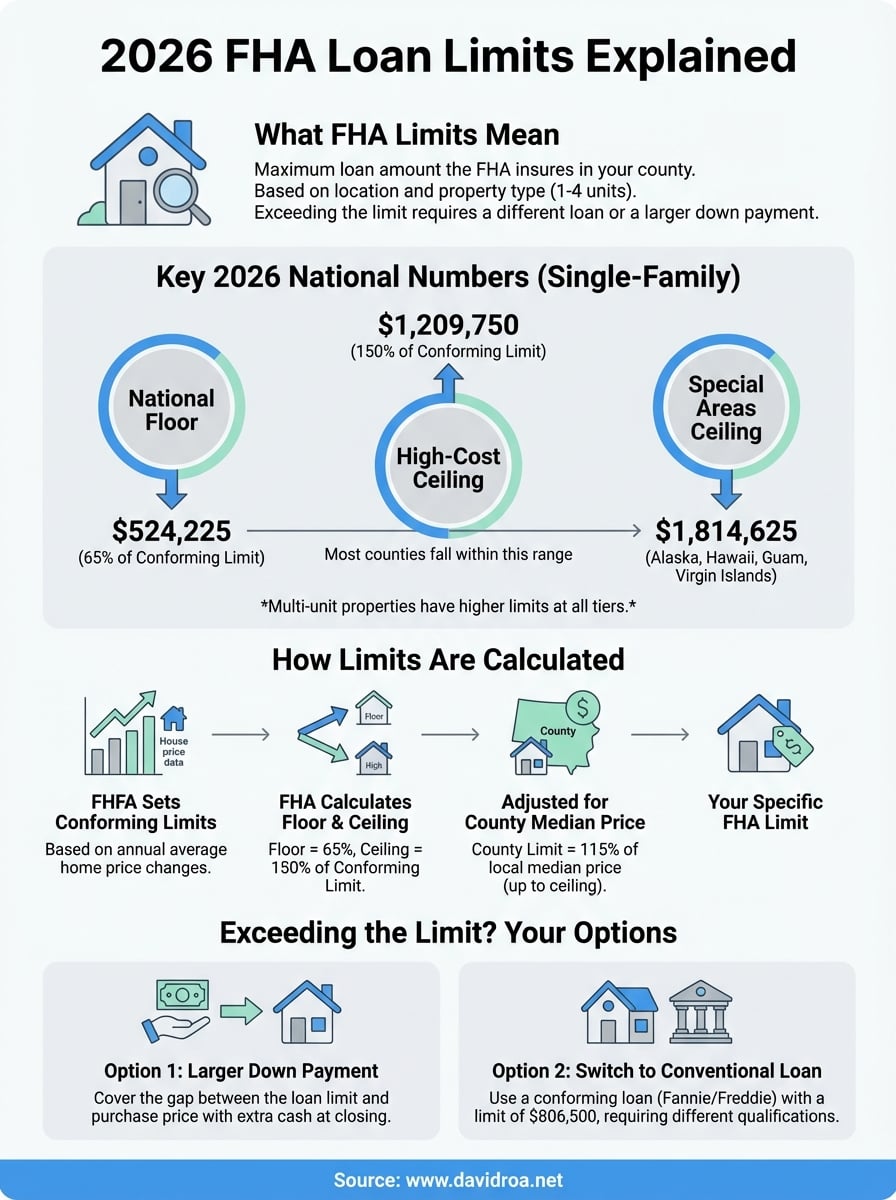 fha loan limits explained infographic