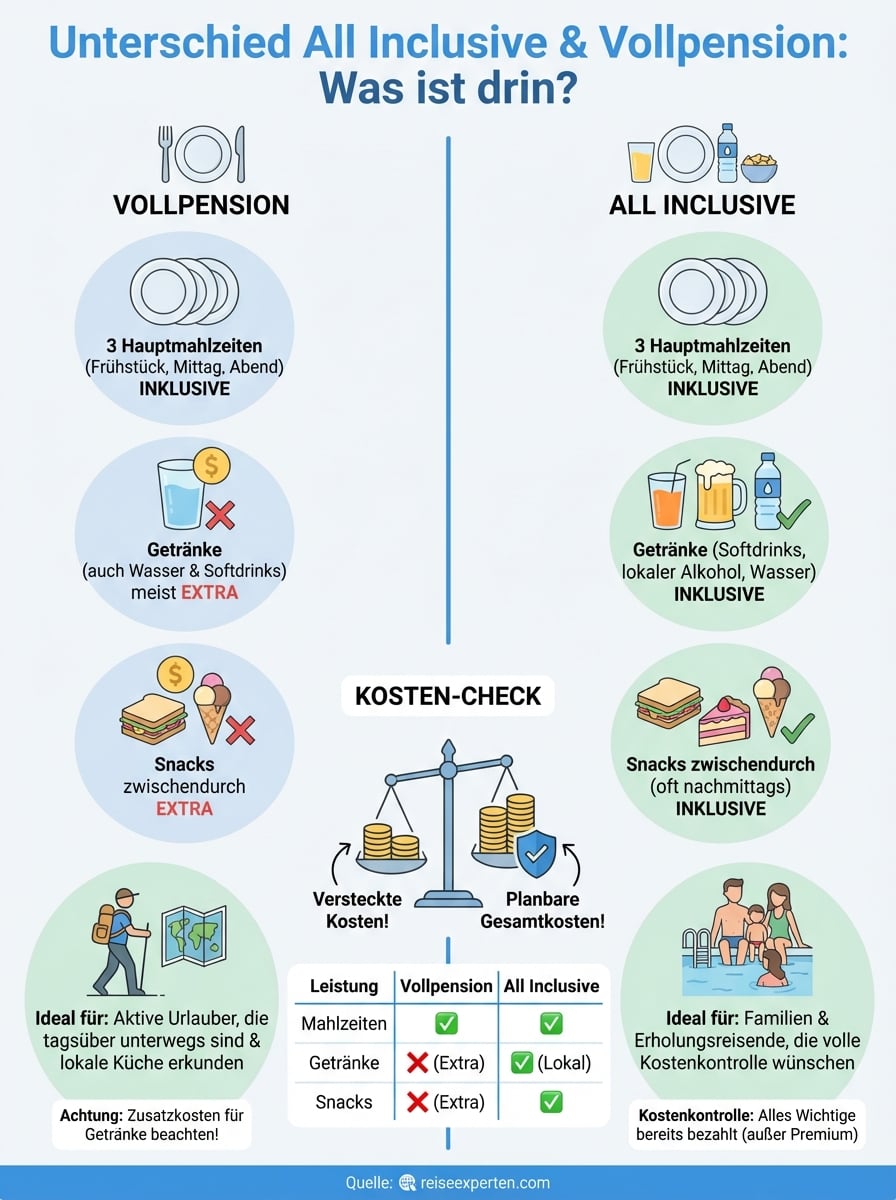 unterschied all inclusive und vollpension infographic