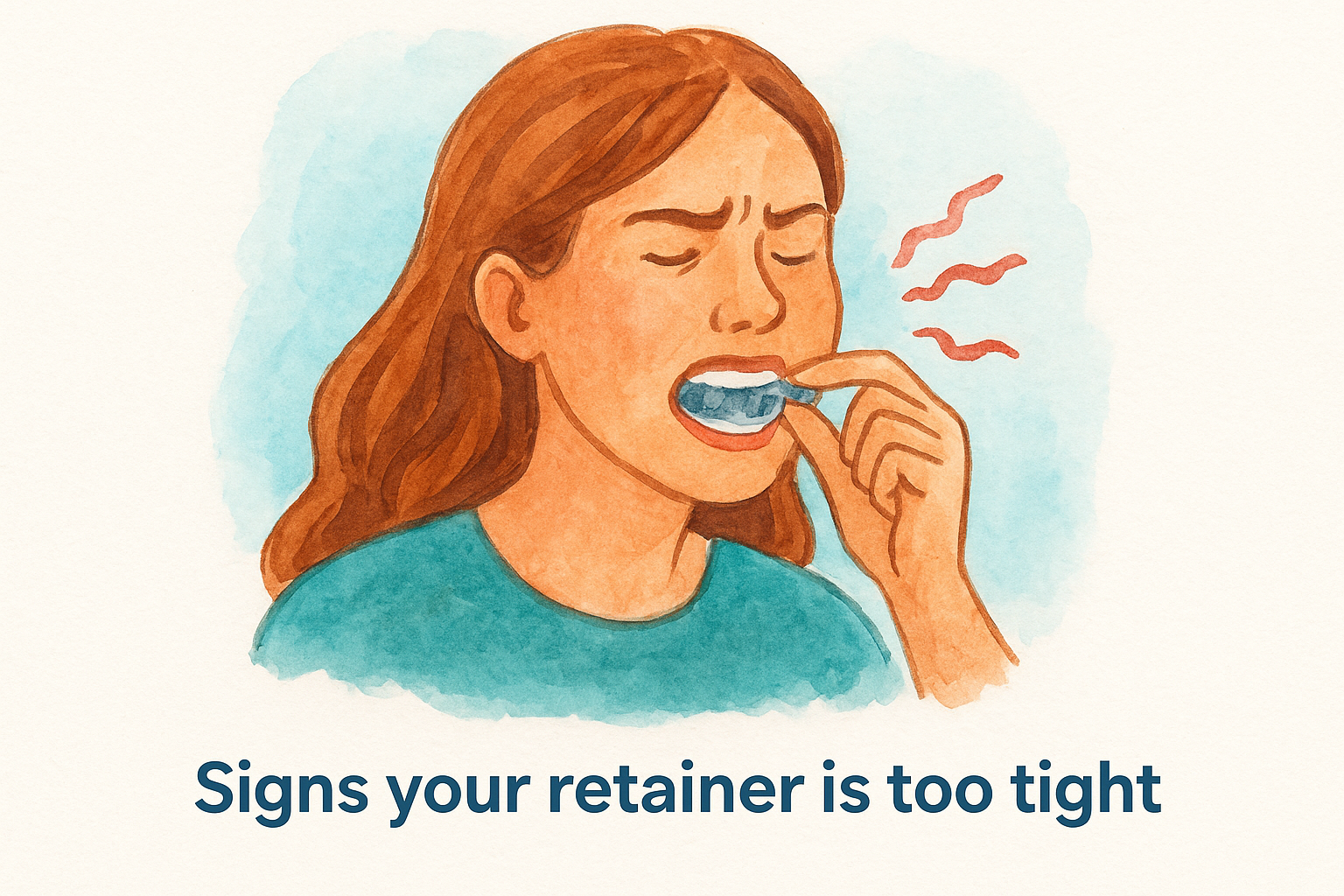 Signs your retainer is too tight