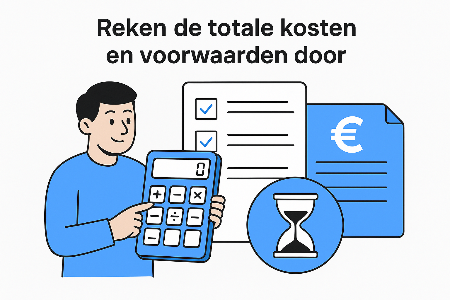 4. Reken de totale kosten en voorwaarden door