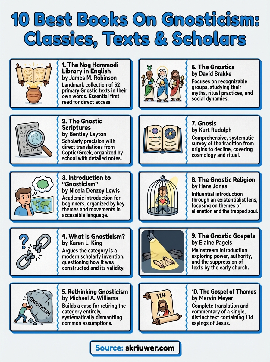 best books on gnosticism infographic