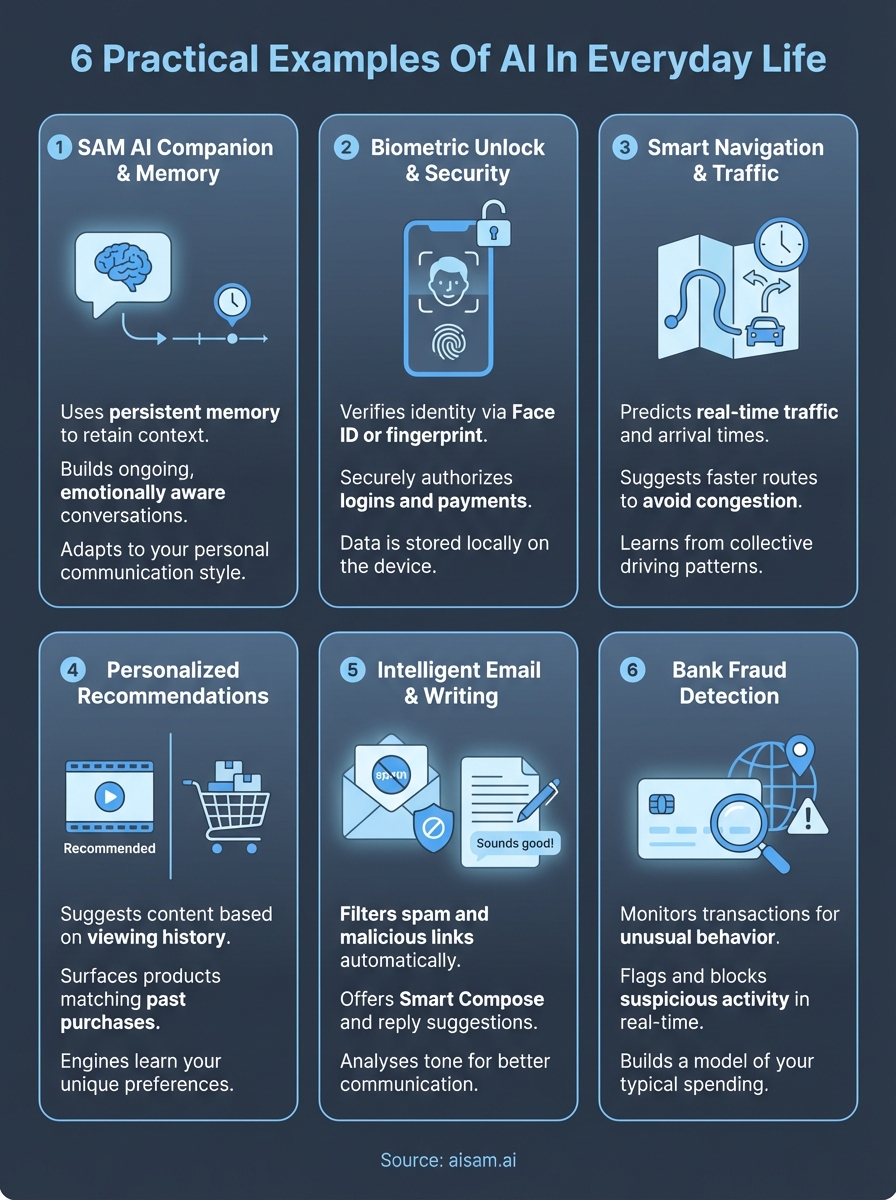 ai in everyday life infographic