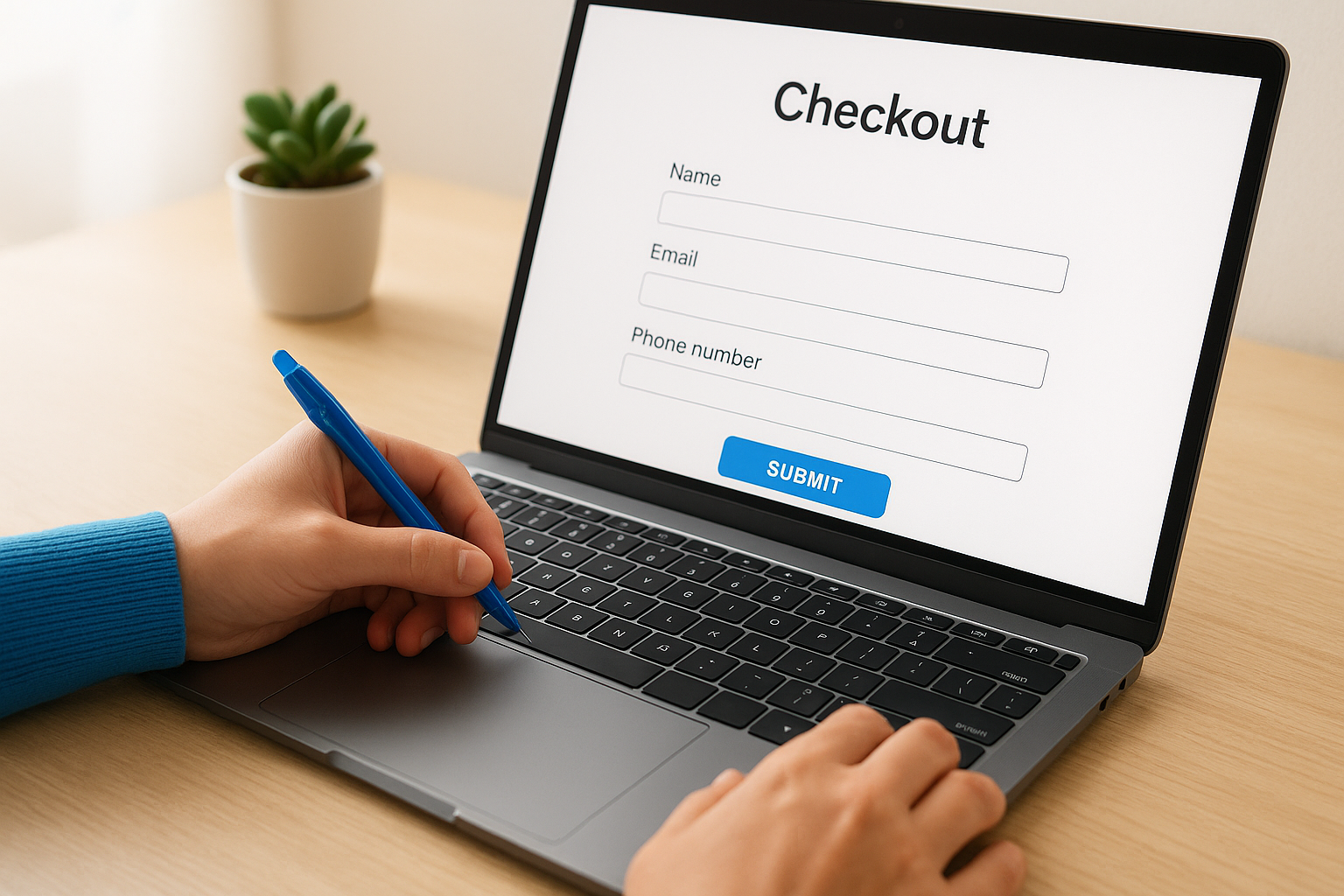 8. Simplify forms and checkout