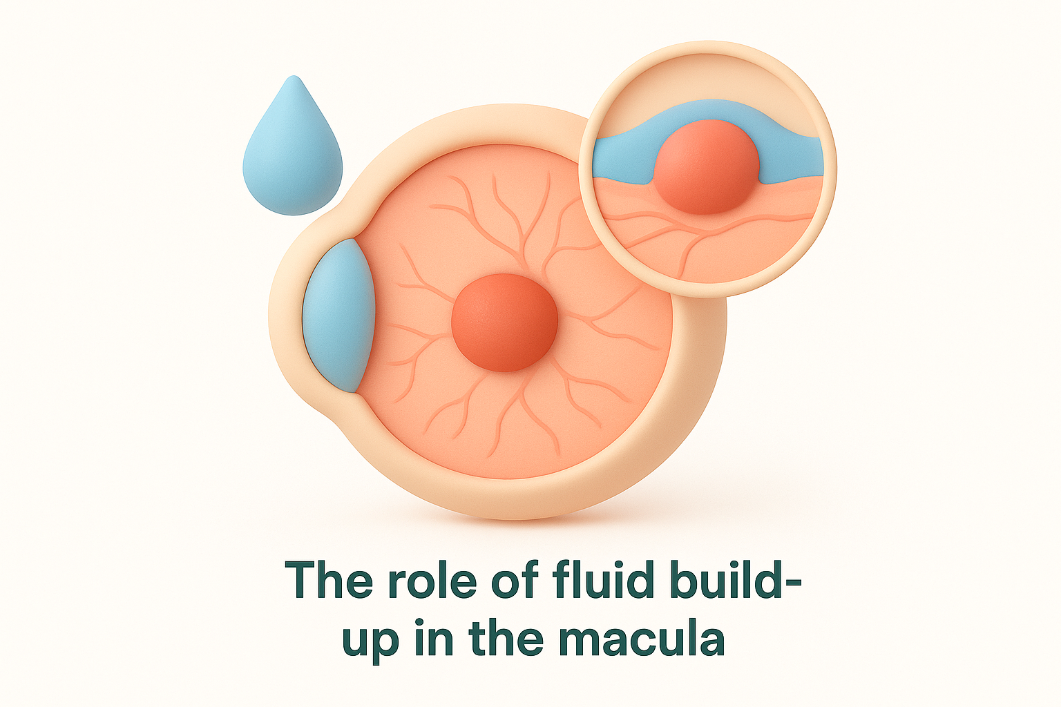 The role of fluid build-up in the macula