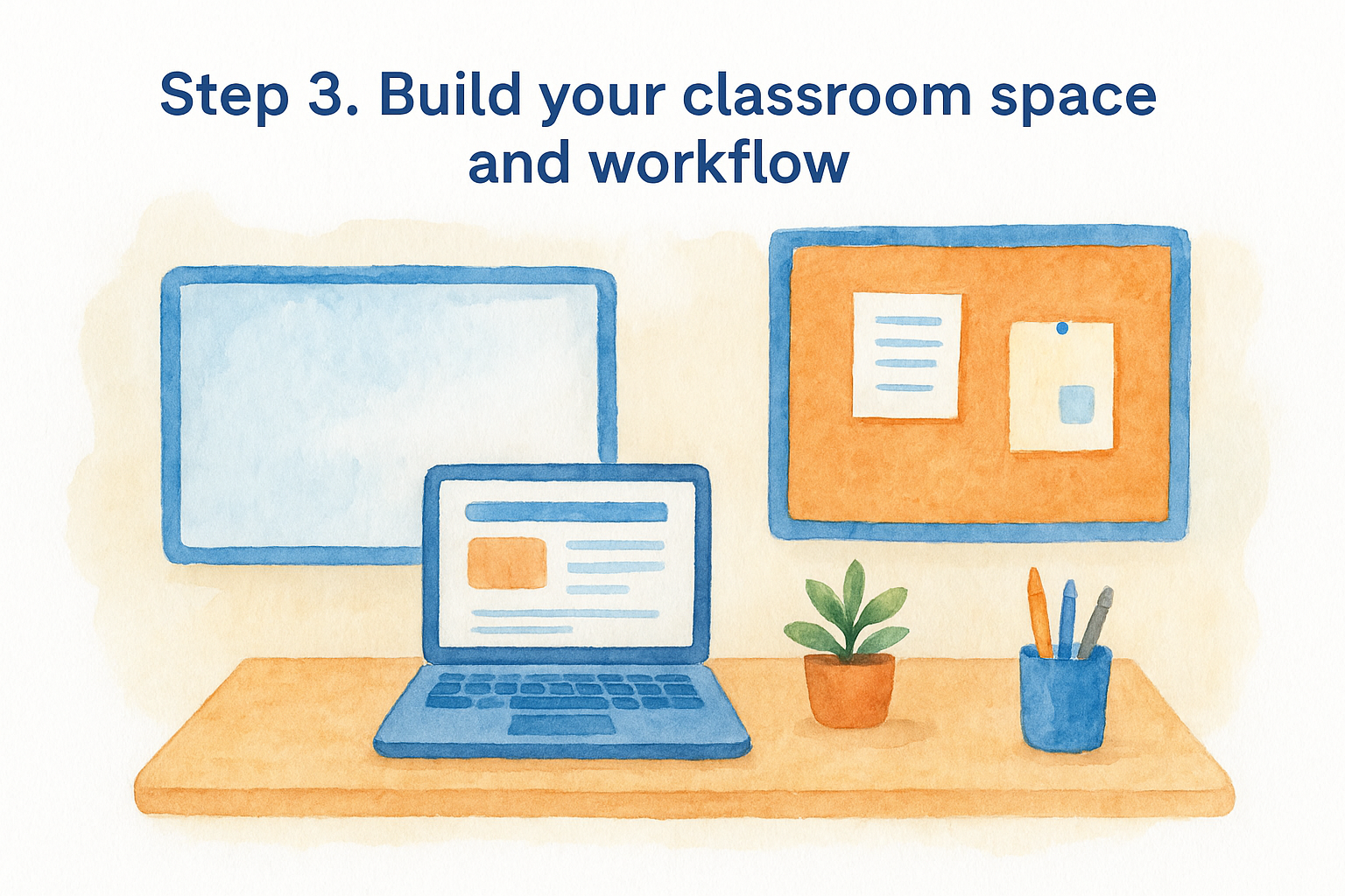 Step 3. Build your classroom space and workflow