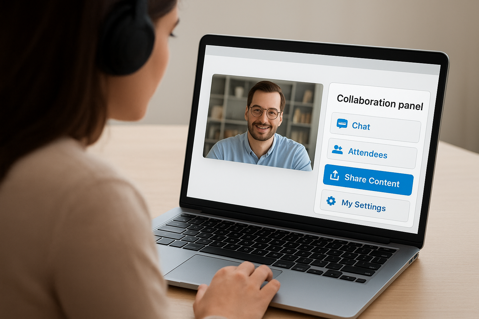 The collaboration panel