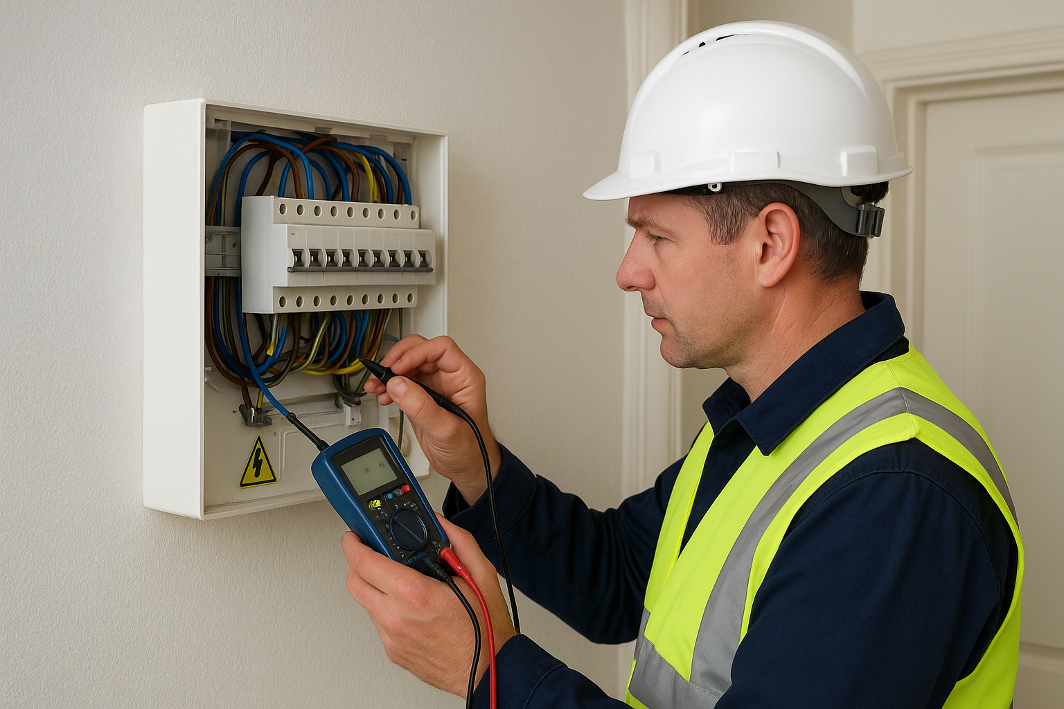 What the engineer tests during the visit