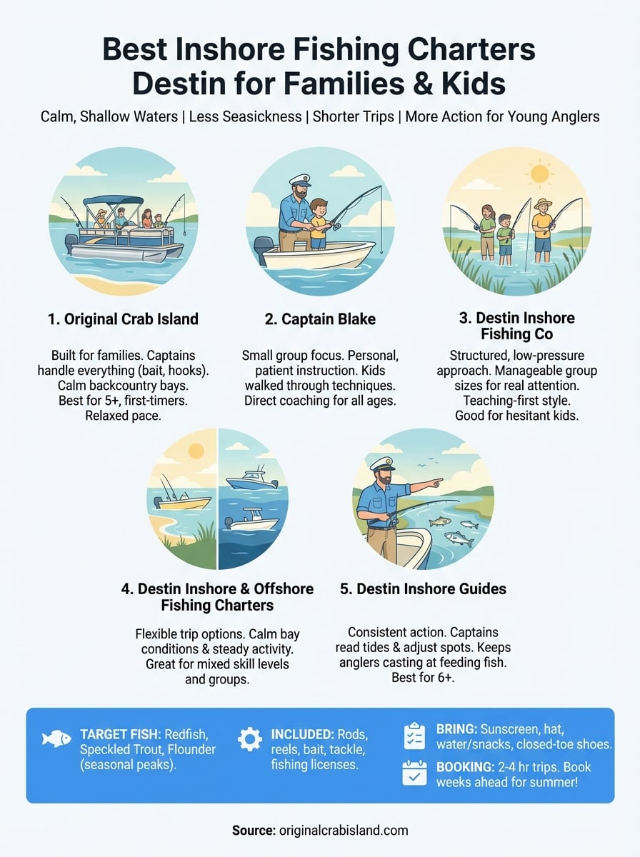 inshore fishing charters destin infographic