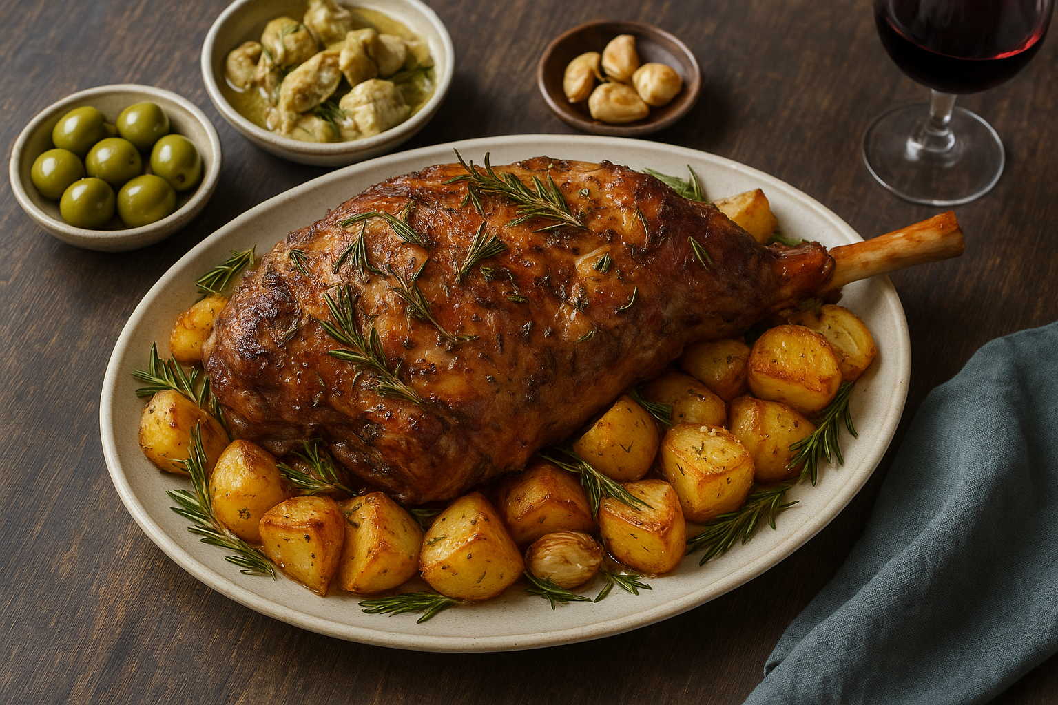 2. Roast lamb with rosemary for a classic Pasqua