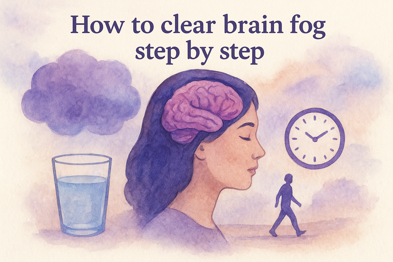 How to clear brain fog step by step
