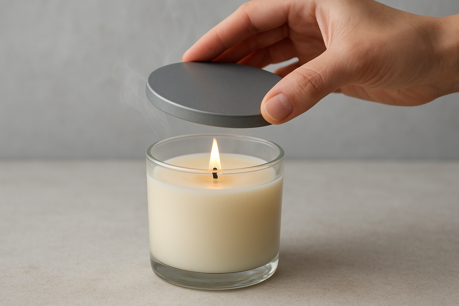 4. Smother it with a lid the right way