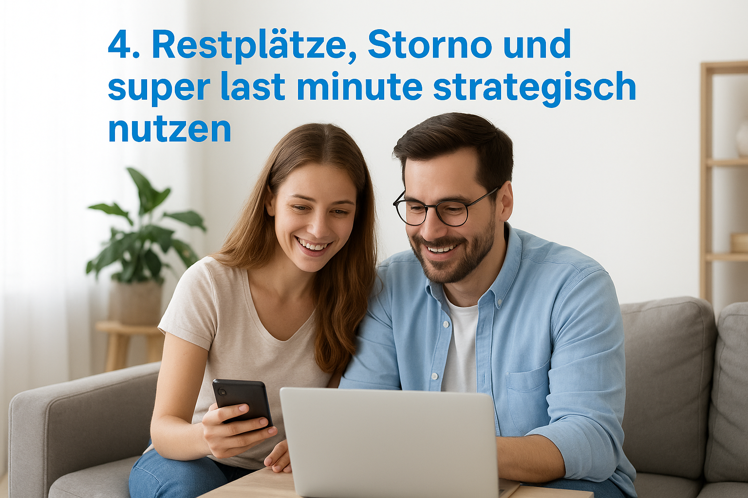 4. Restplätze, Storno und super last minute strategisch nutzen