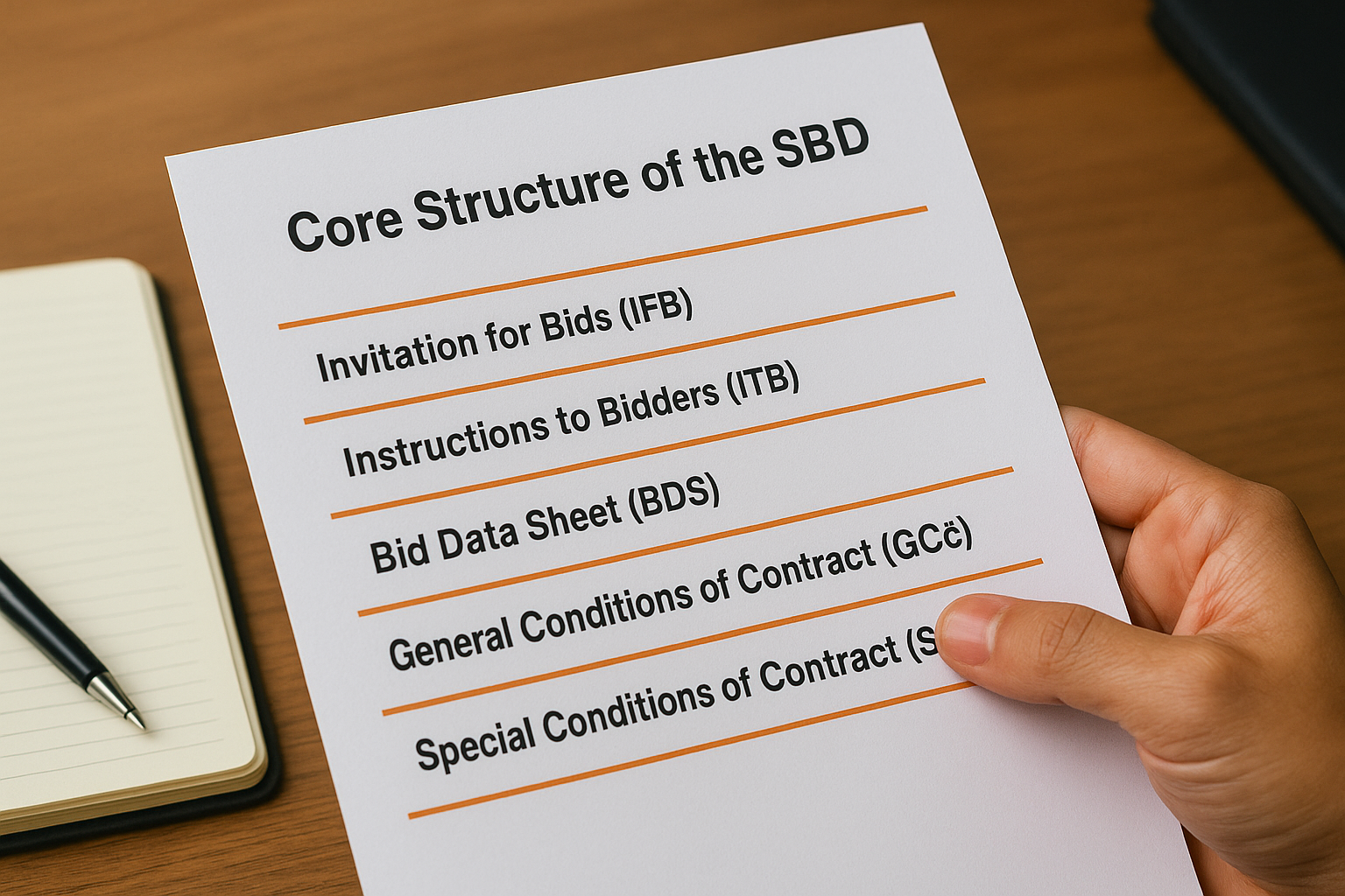 Core structure of the SBD