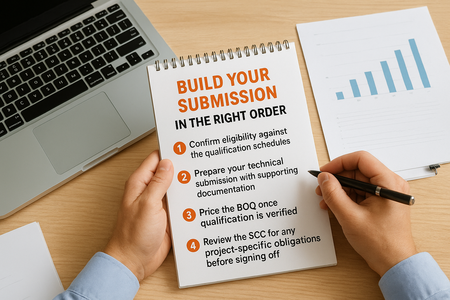 Build your submission in the right order