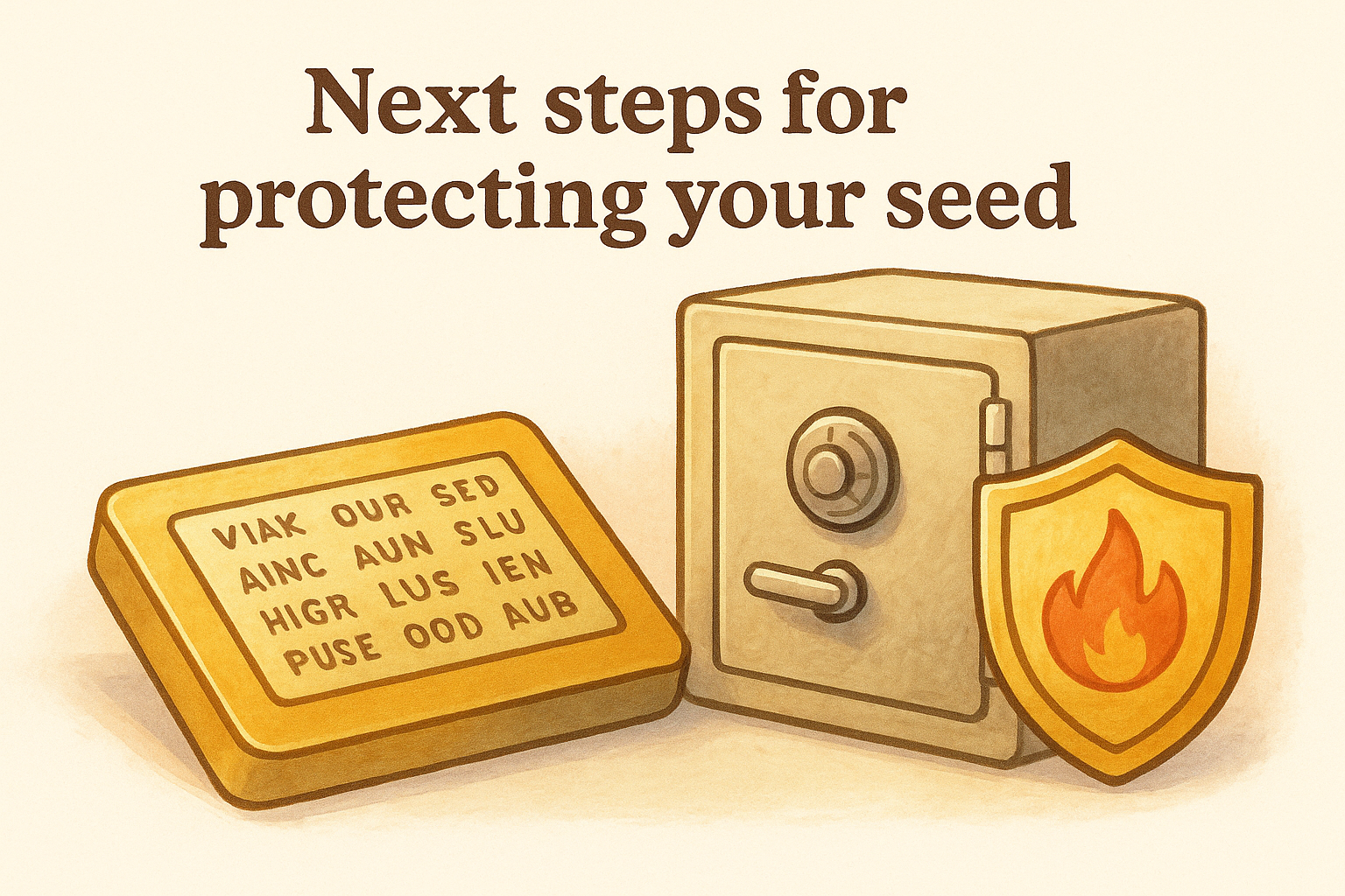 Next steps for protecting your seed