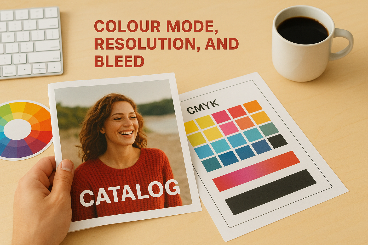 Colour mode, resolution, and bleed explained
