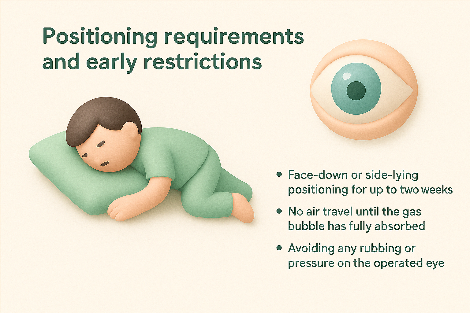Positioning requirements and early restrictions