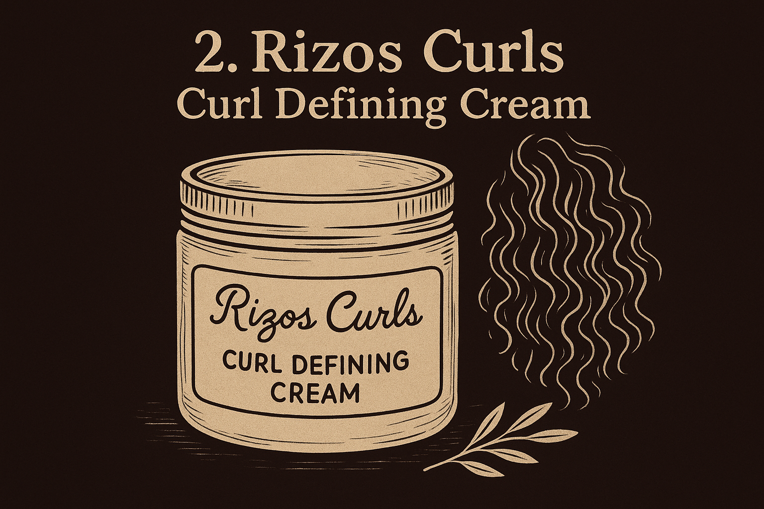 2. Rizos Curls Curl Defining Cream