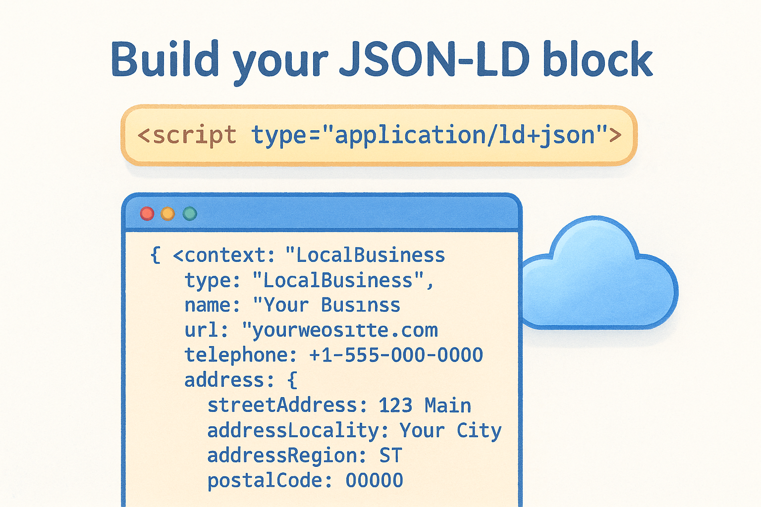 Build your JSON-LD block