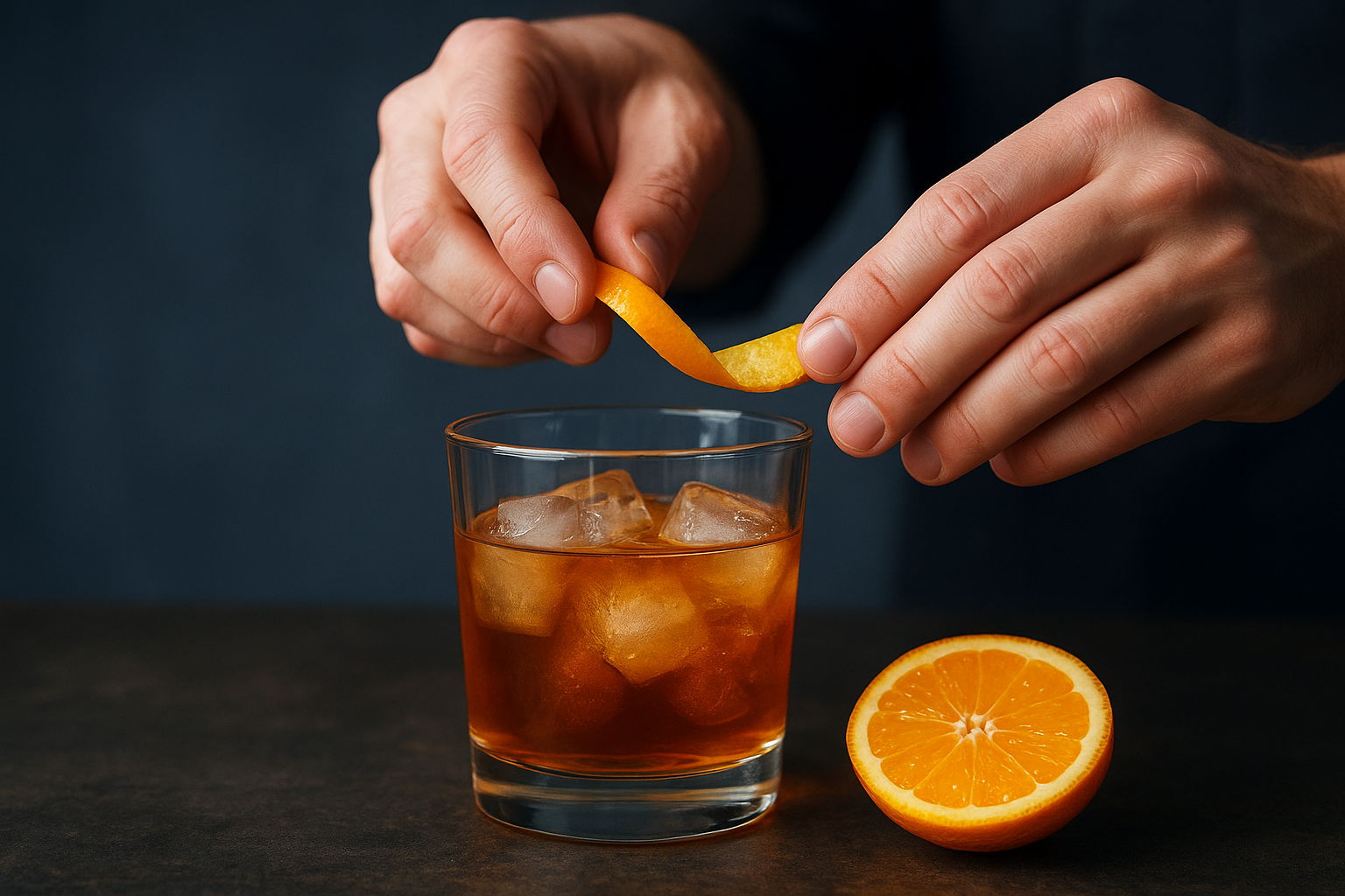 Make a proper citrus twist