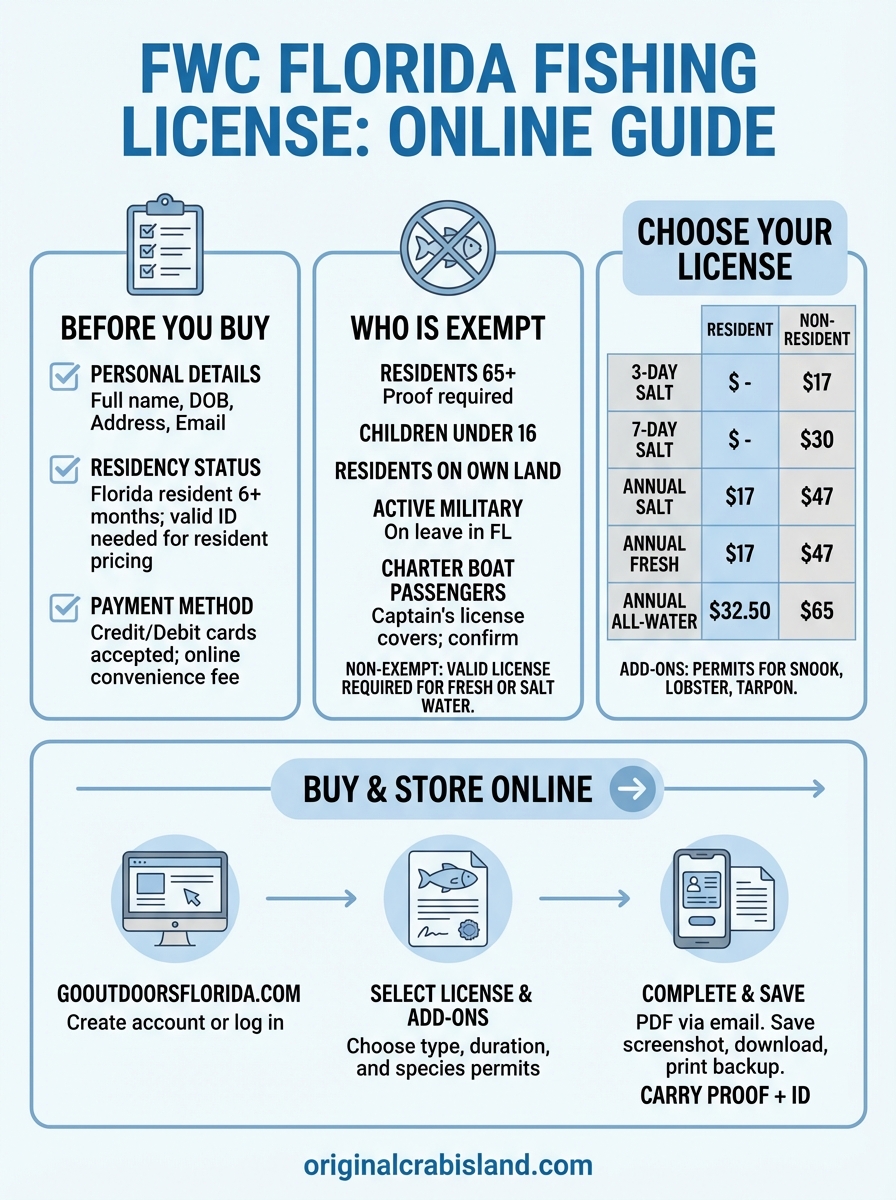 fwc florida fishing license infographic