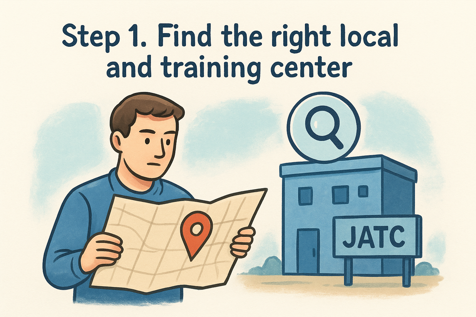 Step 1. Find the right local and training center