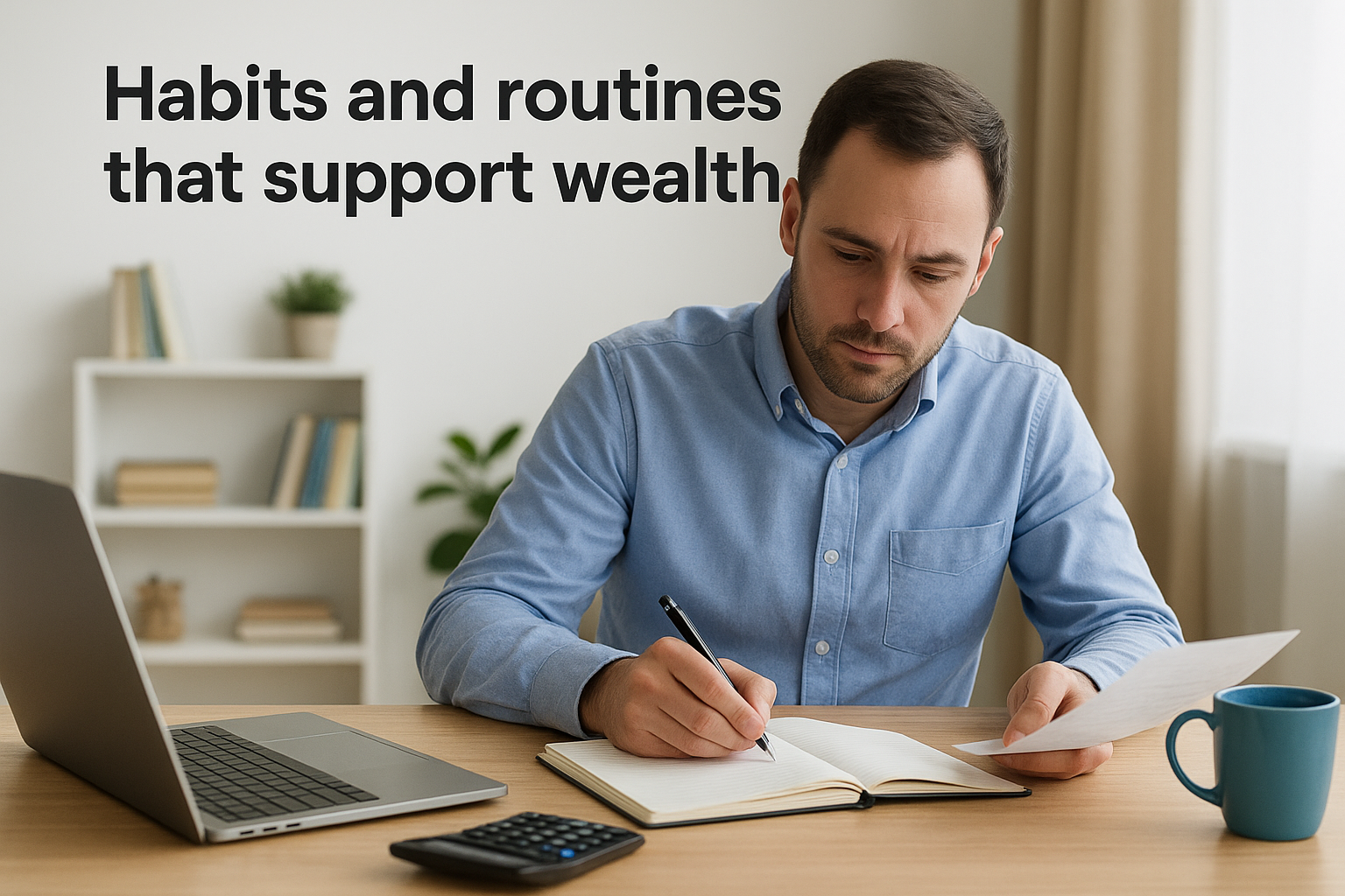 Habits and routines that support wealth
