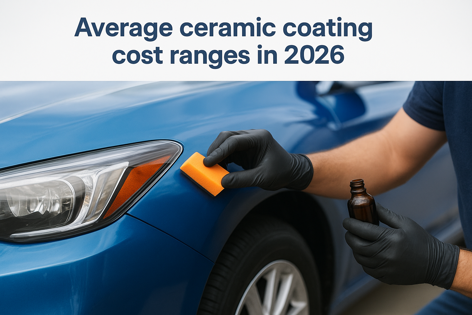 Average ceramic coating cost ranges in 2026