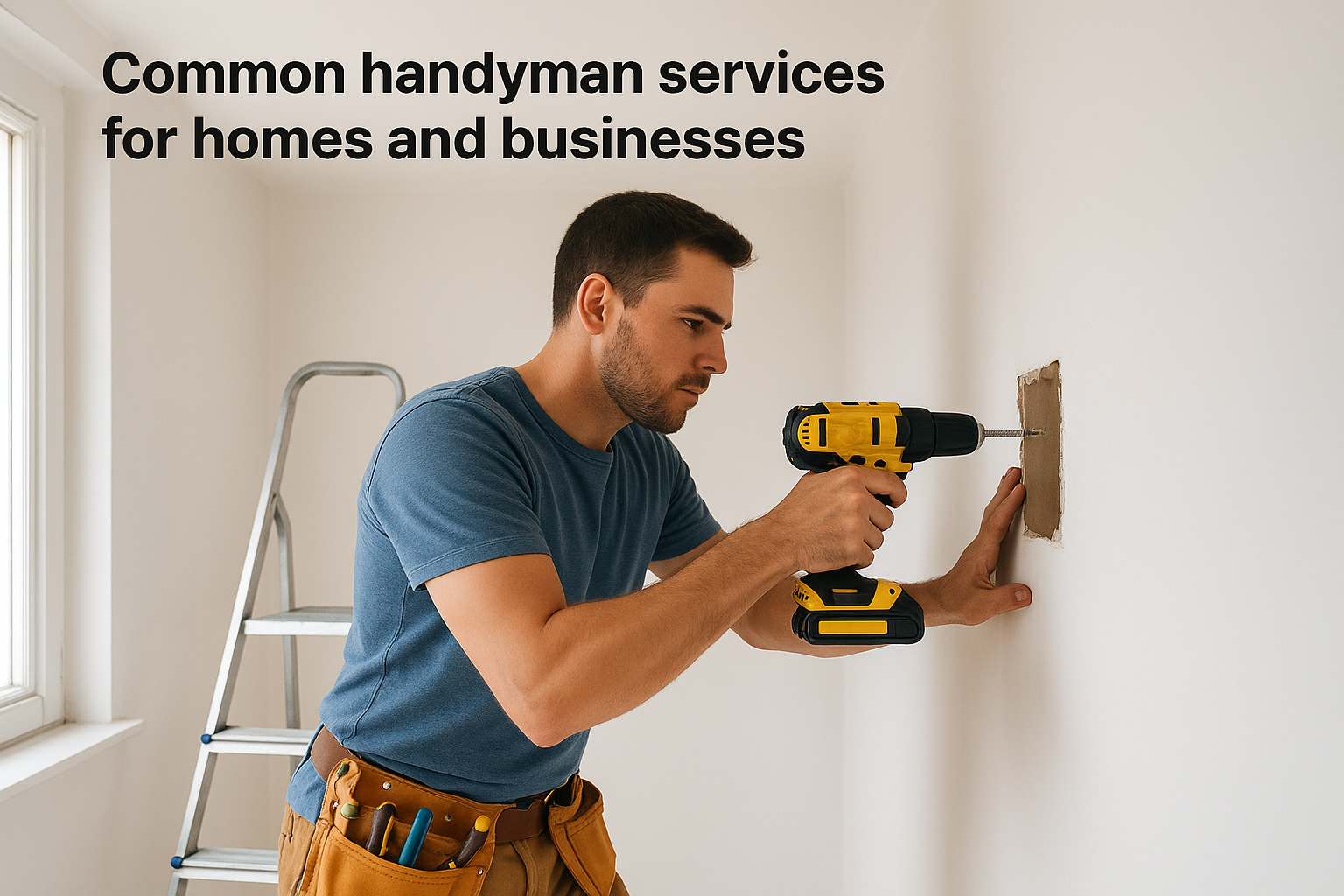 Common handyman services for homes and businesses