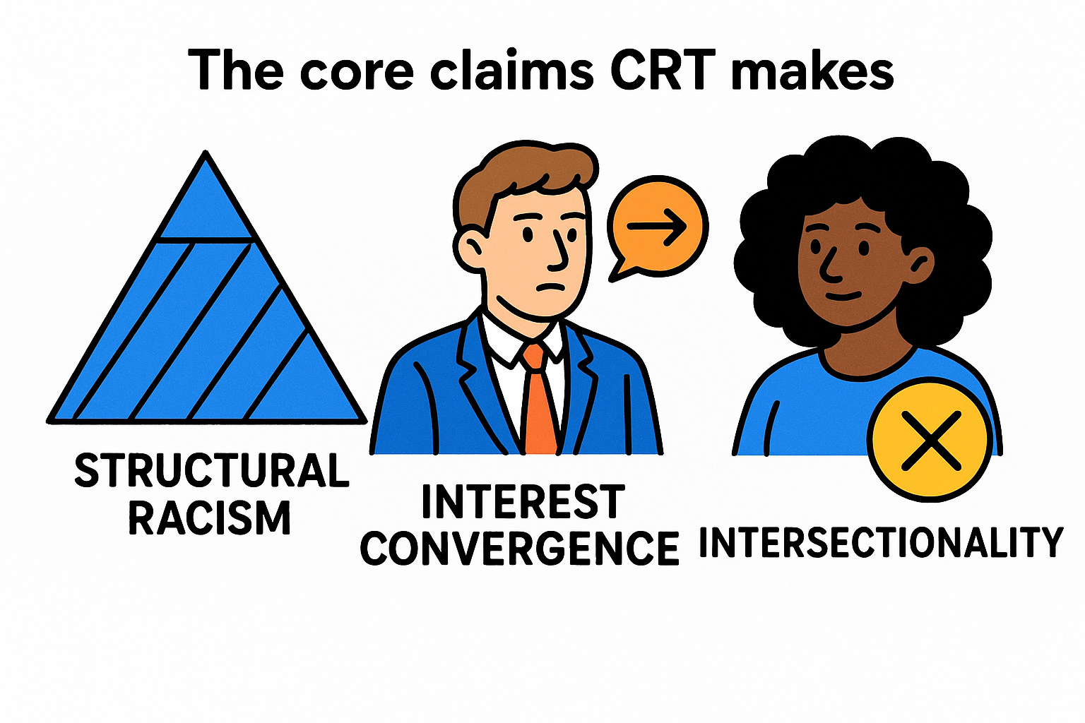 The core claims CRT makes