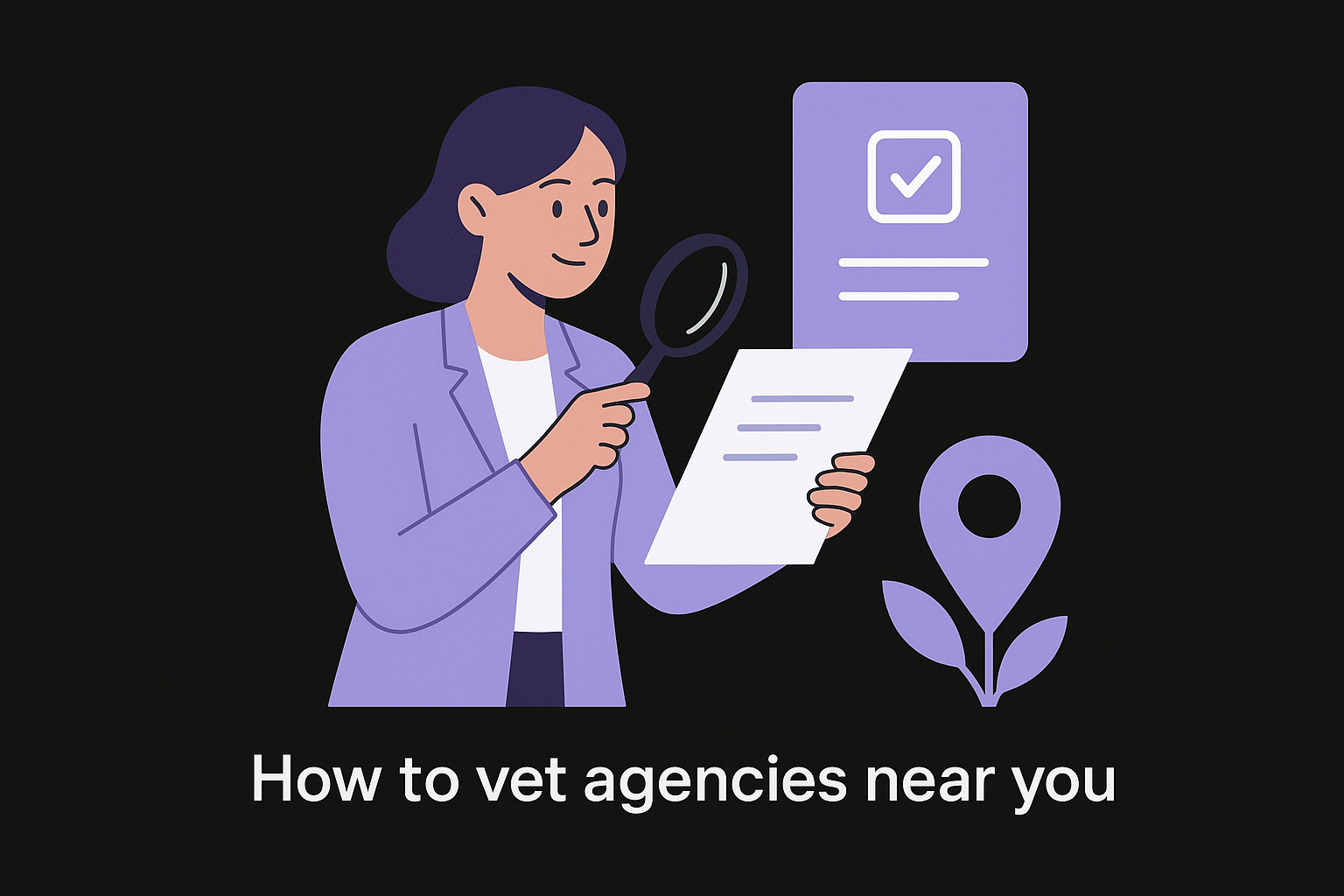 How to vet agencies near you