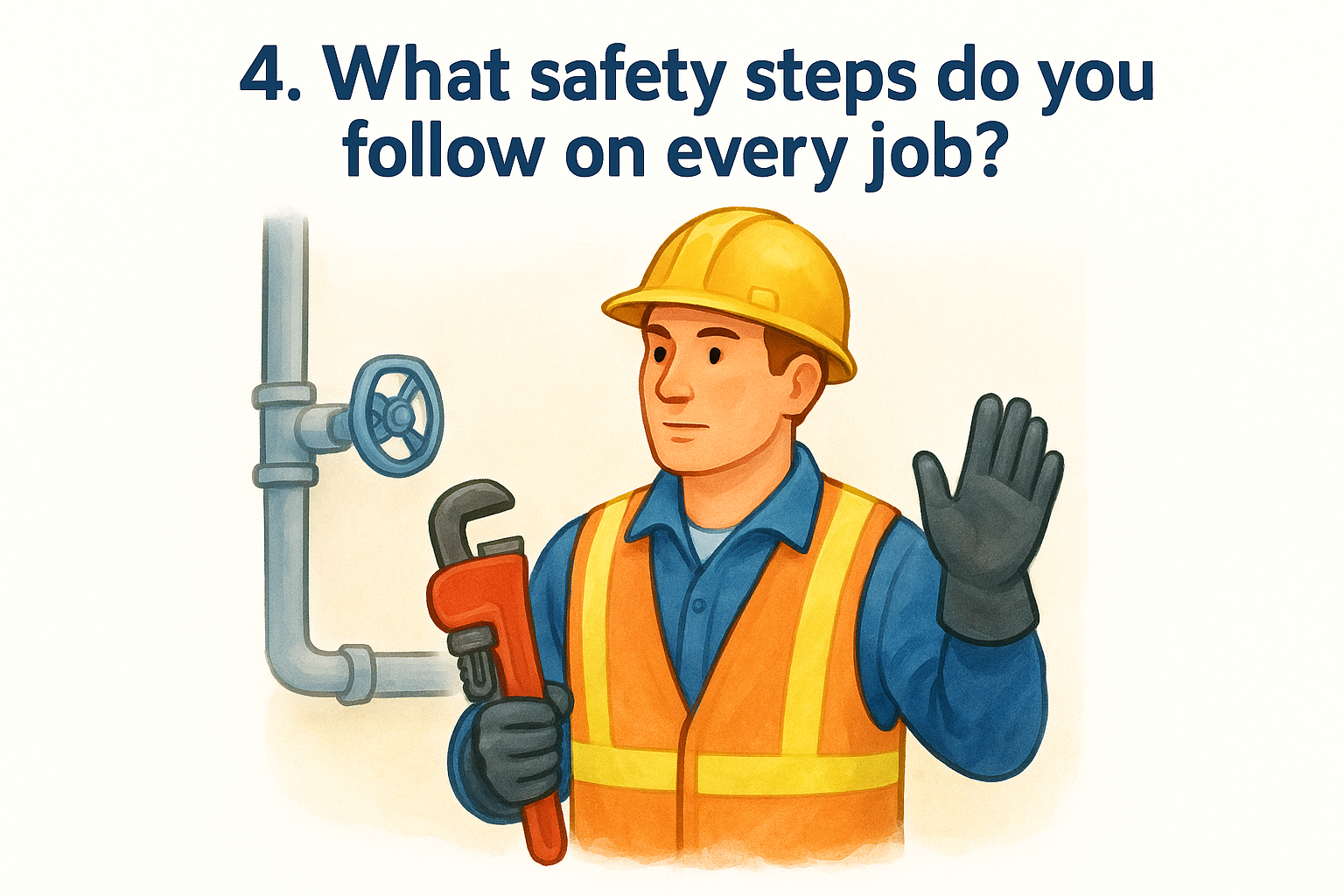 4. What safety steps do you follow on every job?