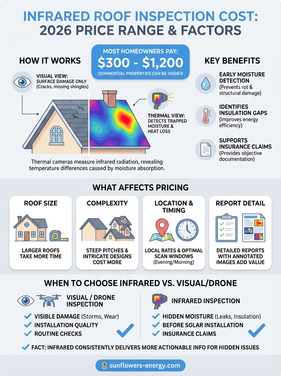 infrared roof inspection cost infographic