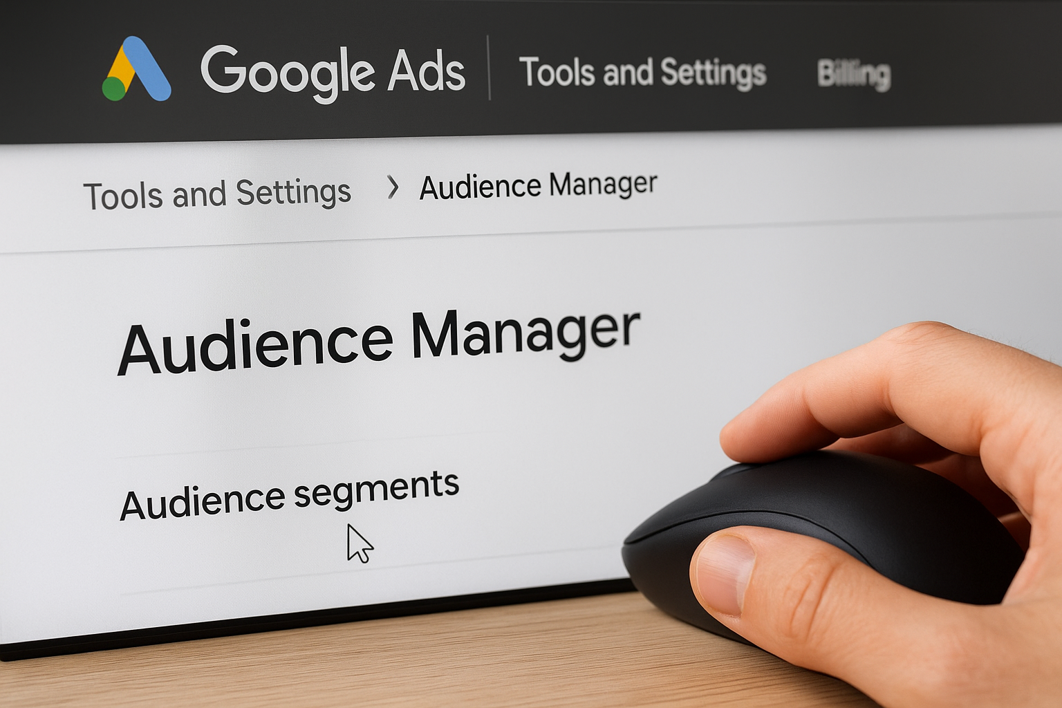Navigate to the Audience Manager
