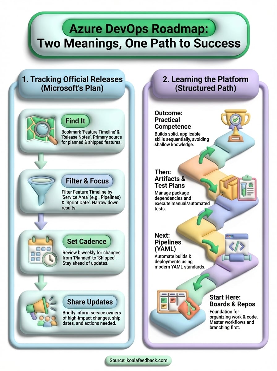 azure devops roadmap infographic