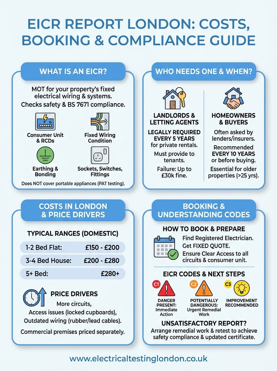 eicr report london infographic