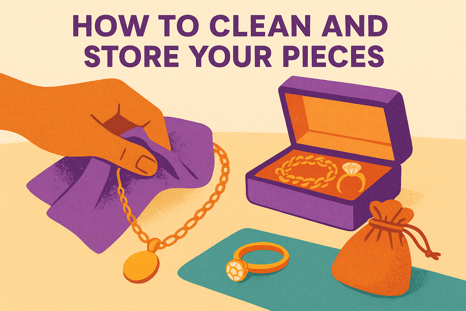 How to clean and store your pieces