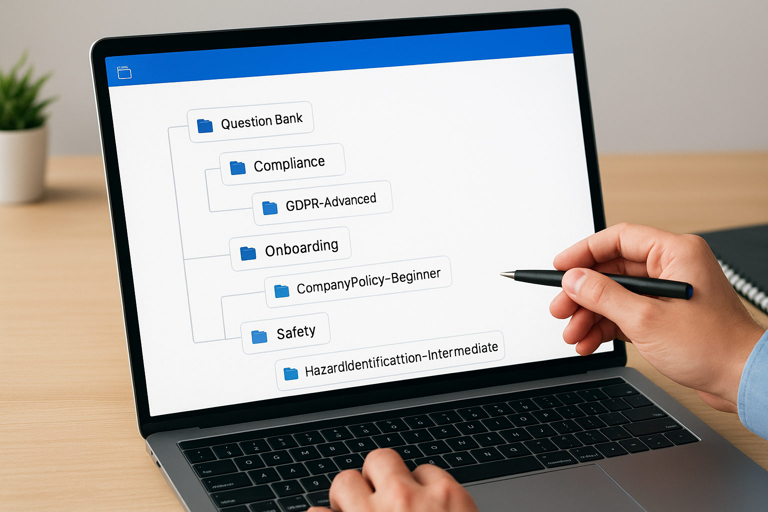 Step 2. Build your bank structure and naming