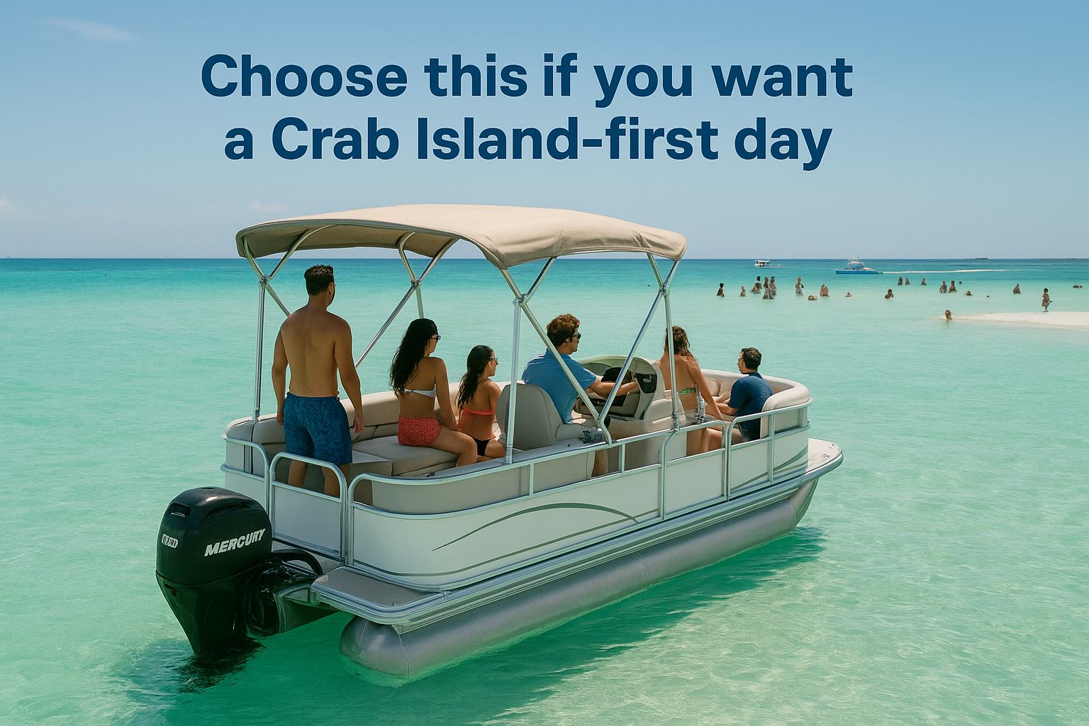 Choose this if you want a Crab Island-first day