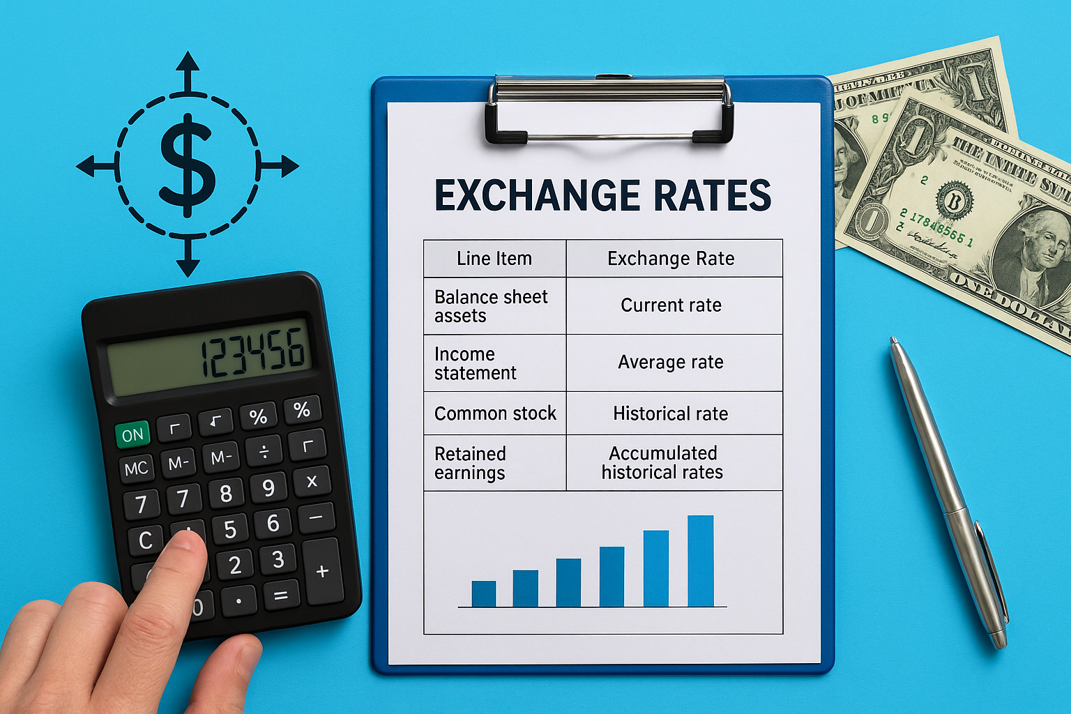 How exchange rates drive the complexity