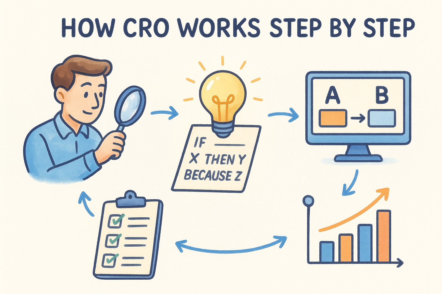 How CRO works step by step