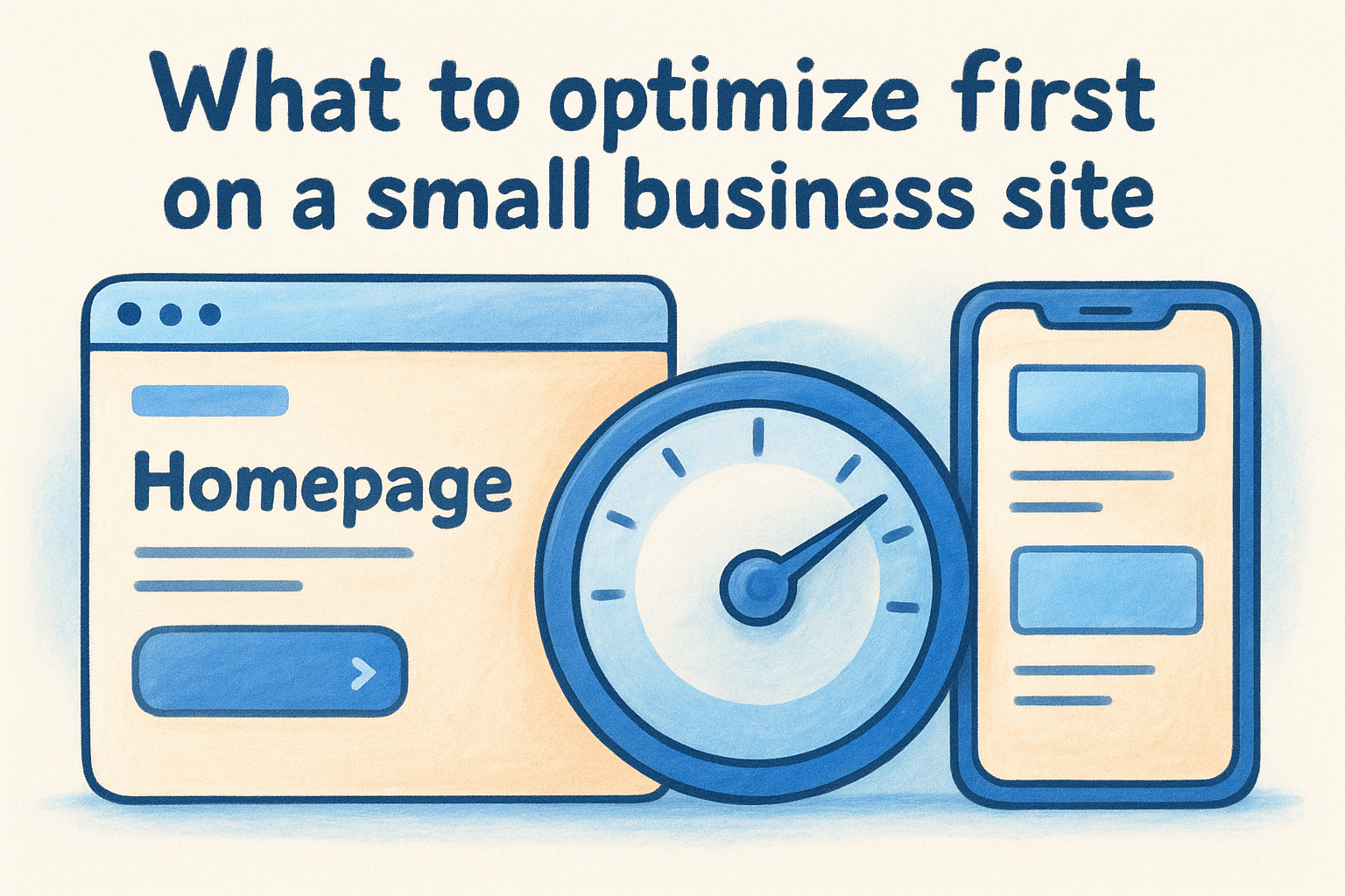 What to optimize first on a small business site