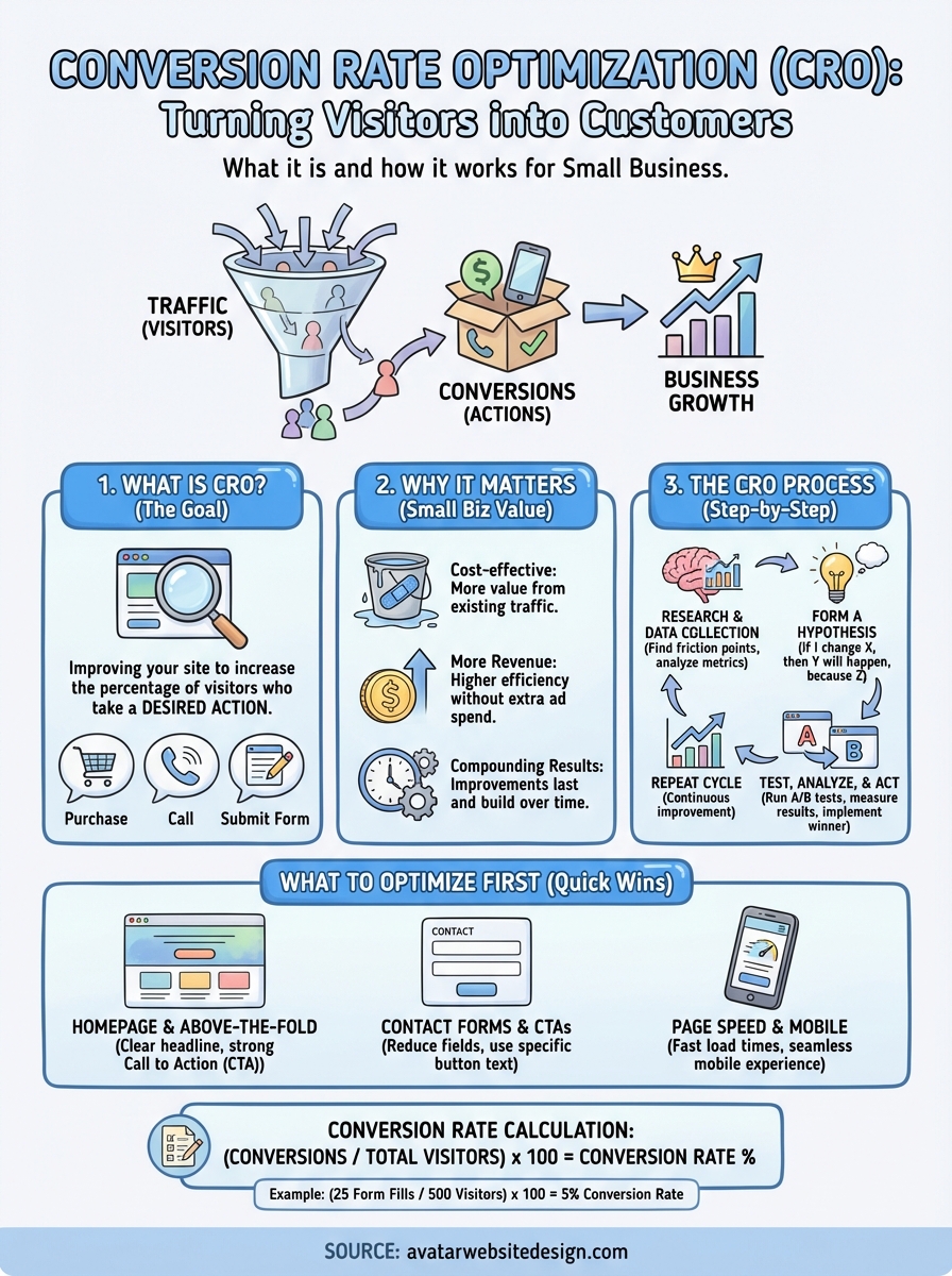 what is conversion rate optimization infographic