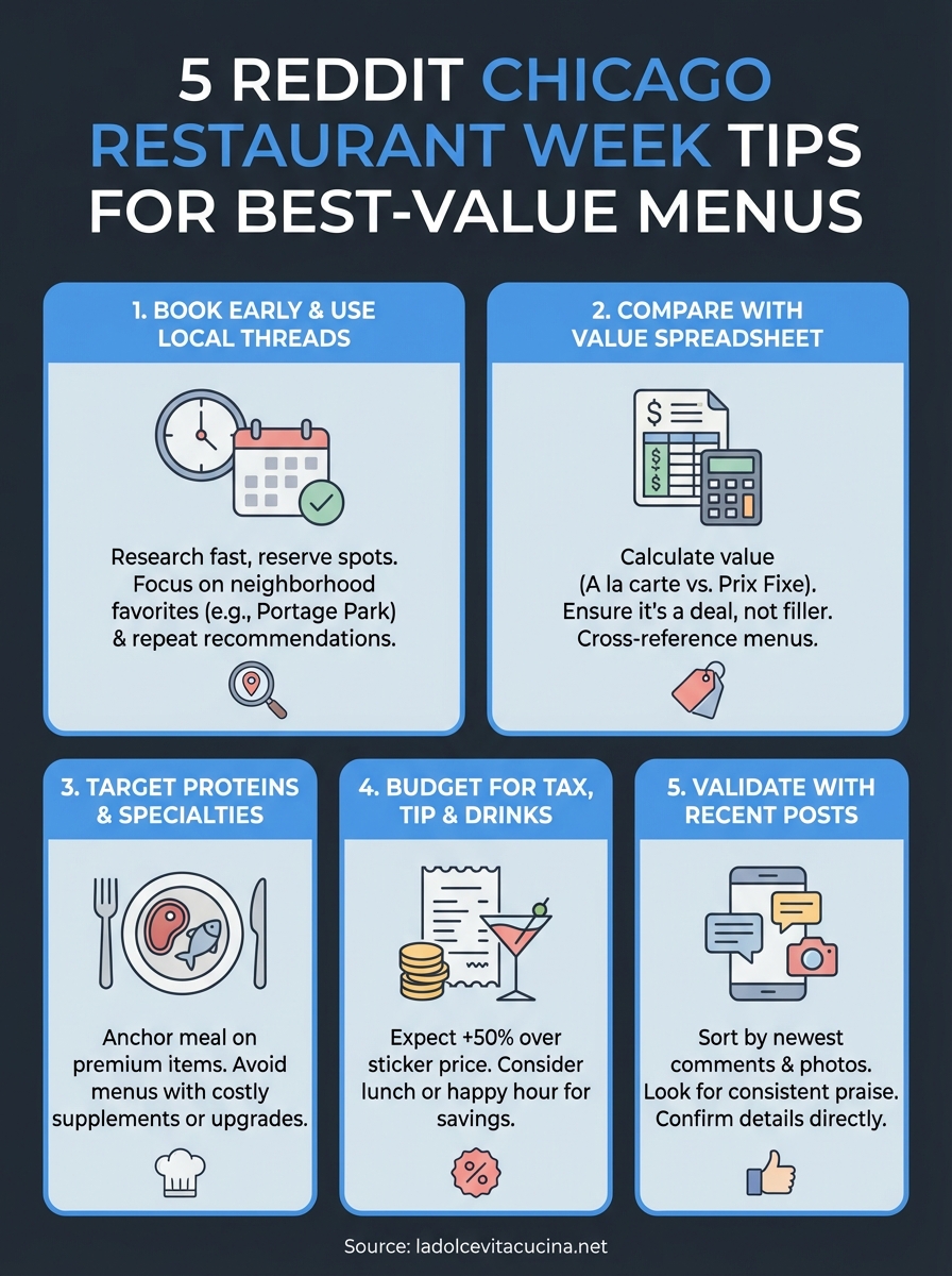 reddit chicago restaurant week infographic