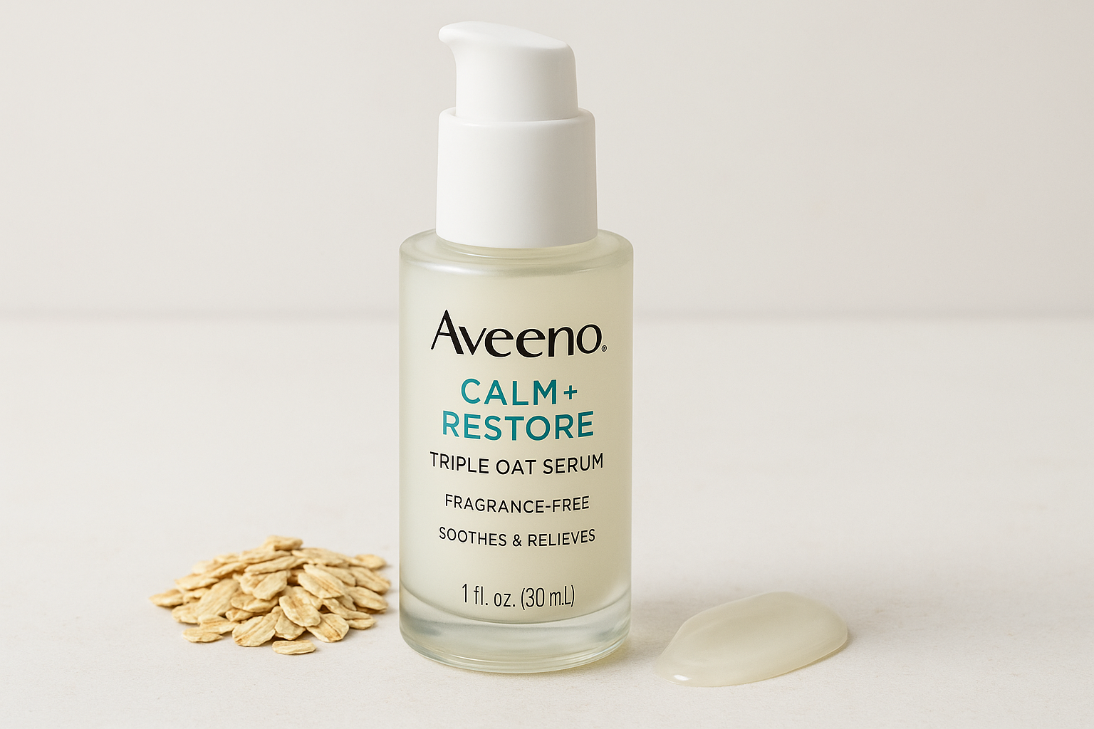 6. Aveeno Calm and Restore Triple Oat Serum