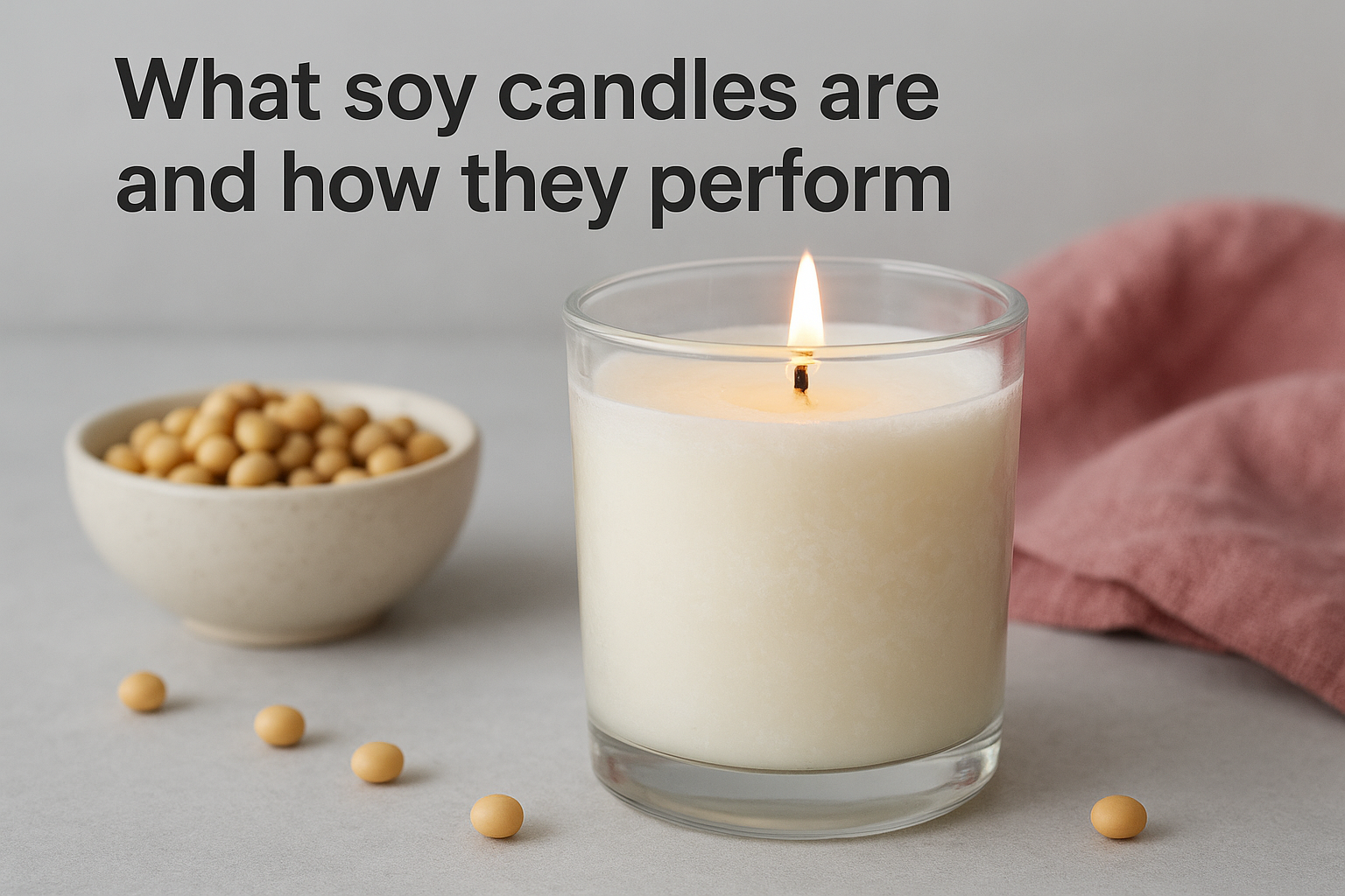What soy candles are and how they perform