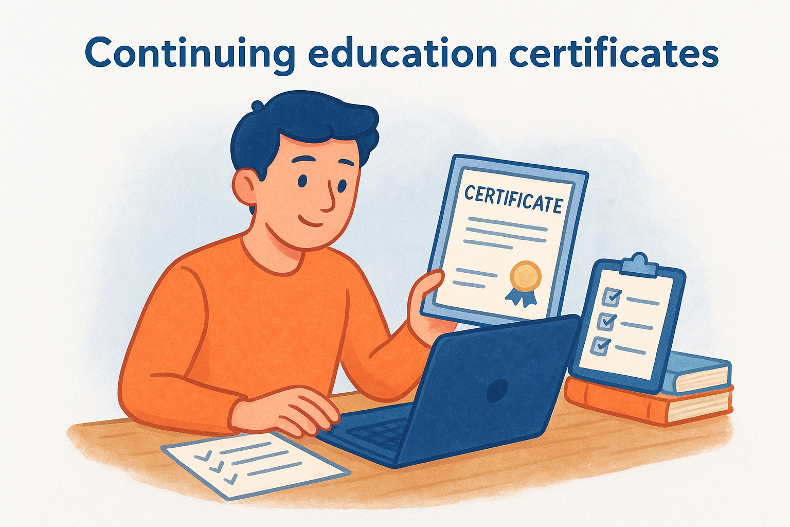 Continuing education certificates