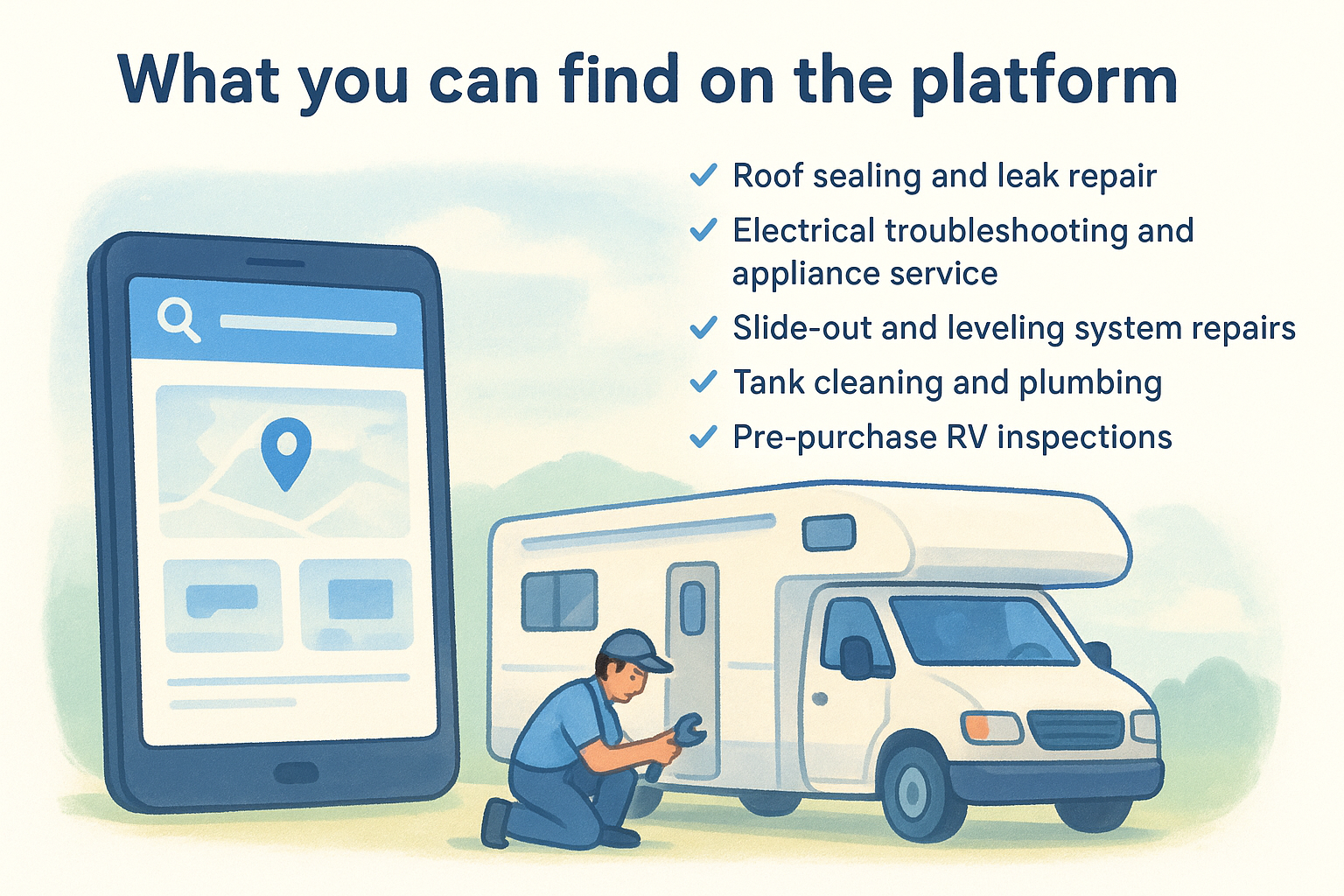 What you can find on the platform