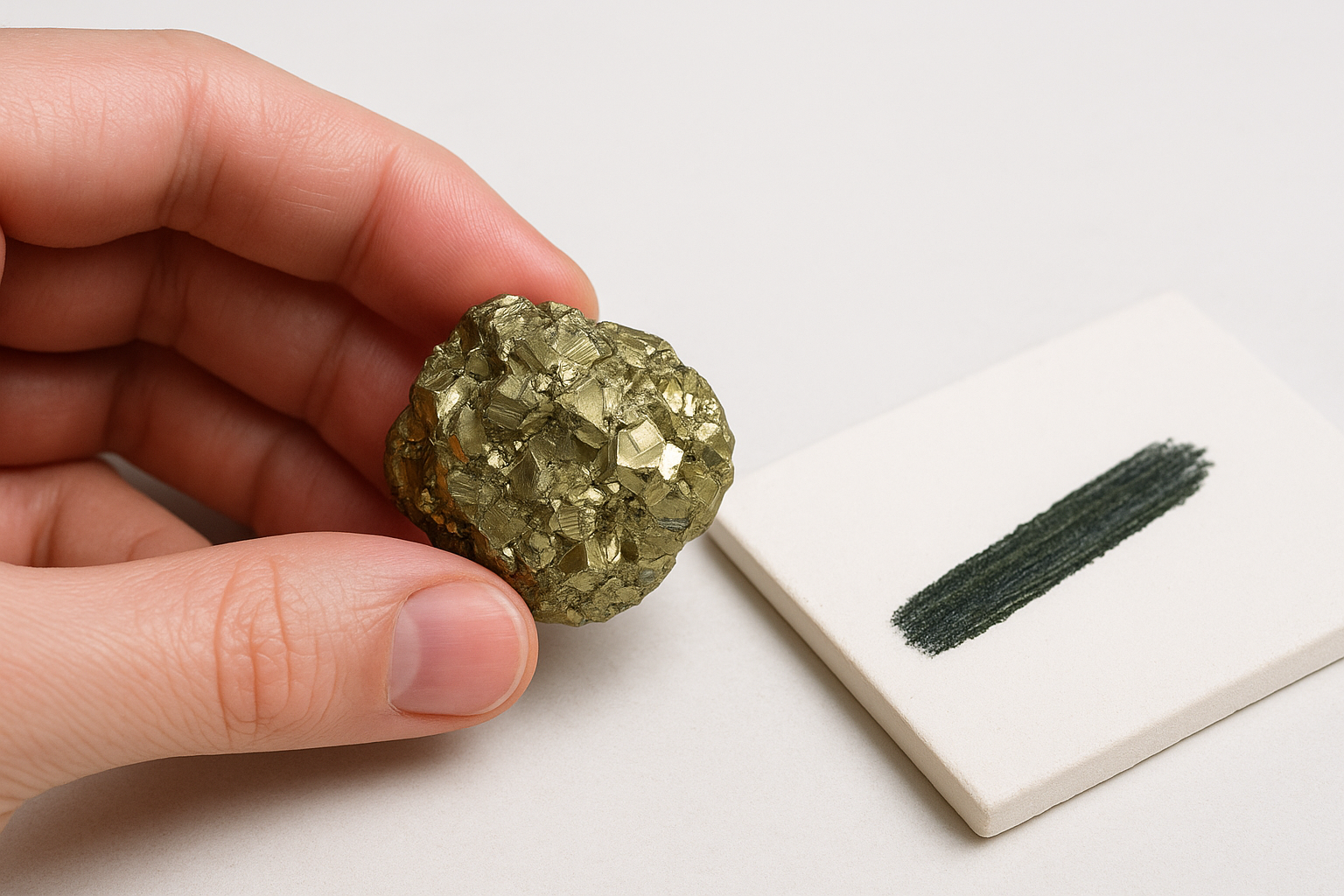 What this means for identifying authentic pyrite