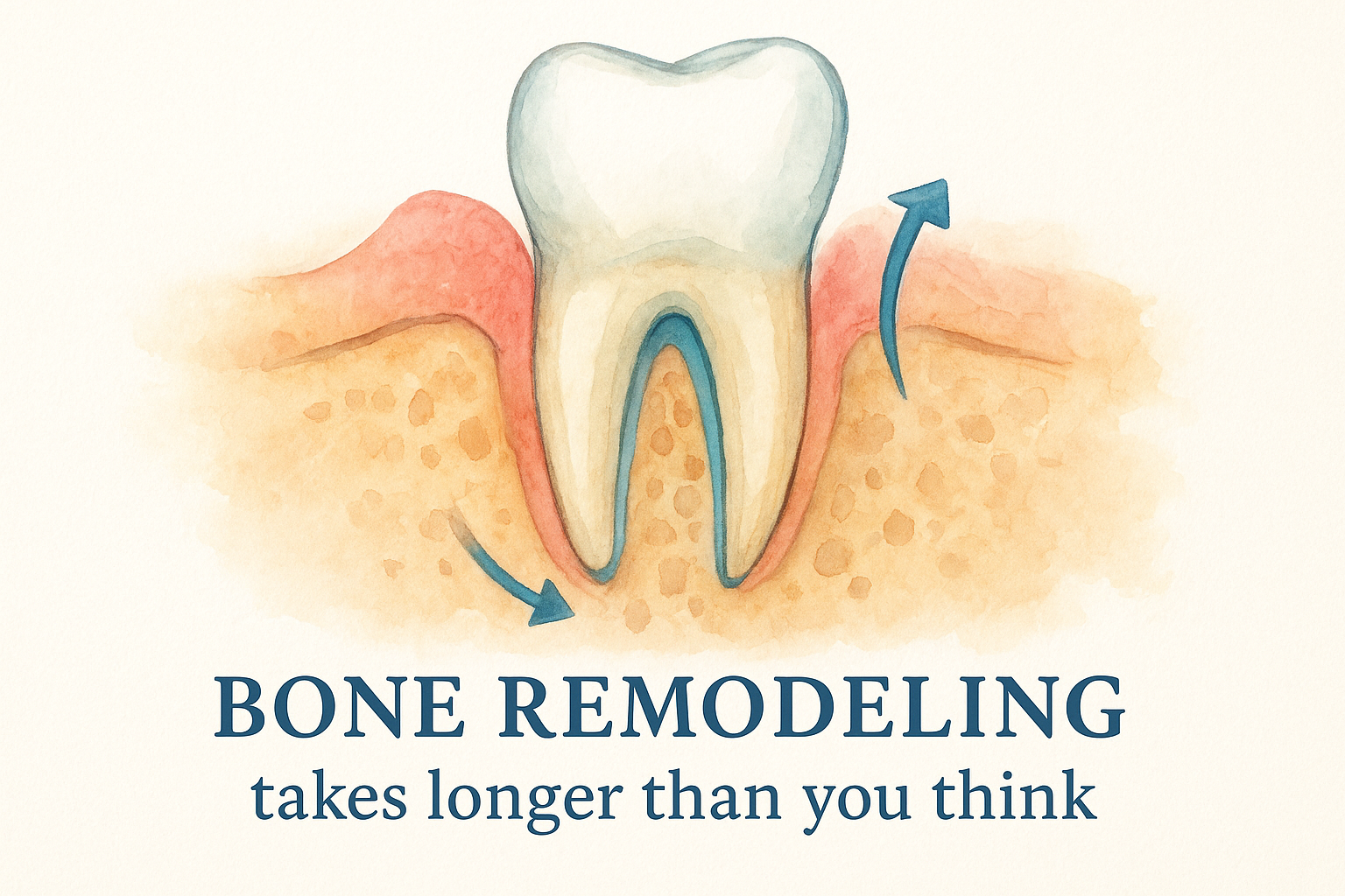 Bone remodeling takes longer than you think